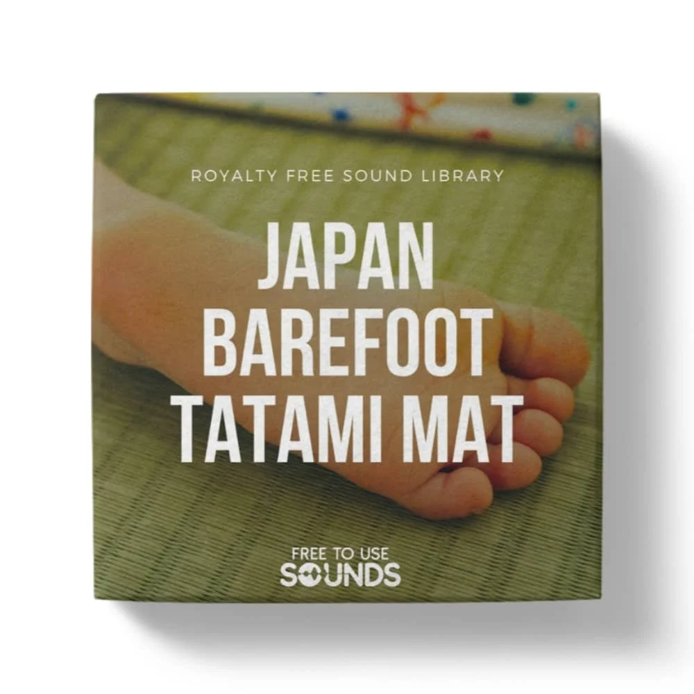 Barefoot Footsteps On Tatami Mat
