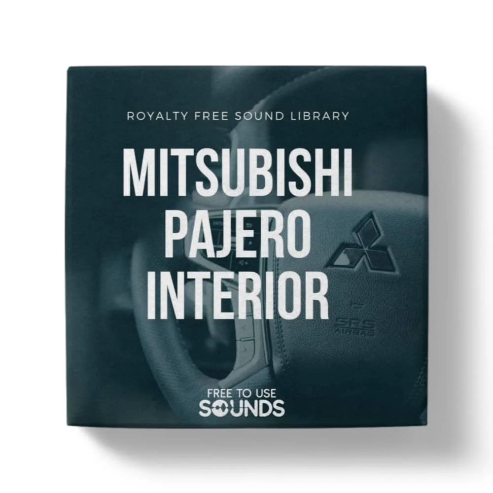 Mitsubishi Pajero Interior Driving Sounds
