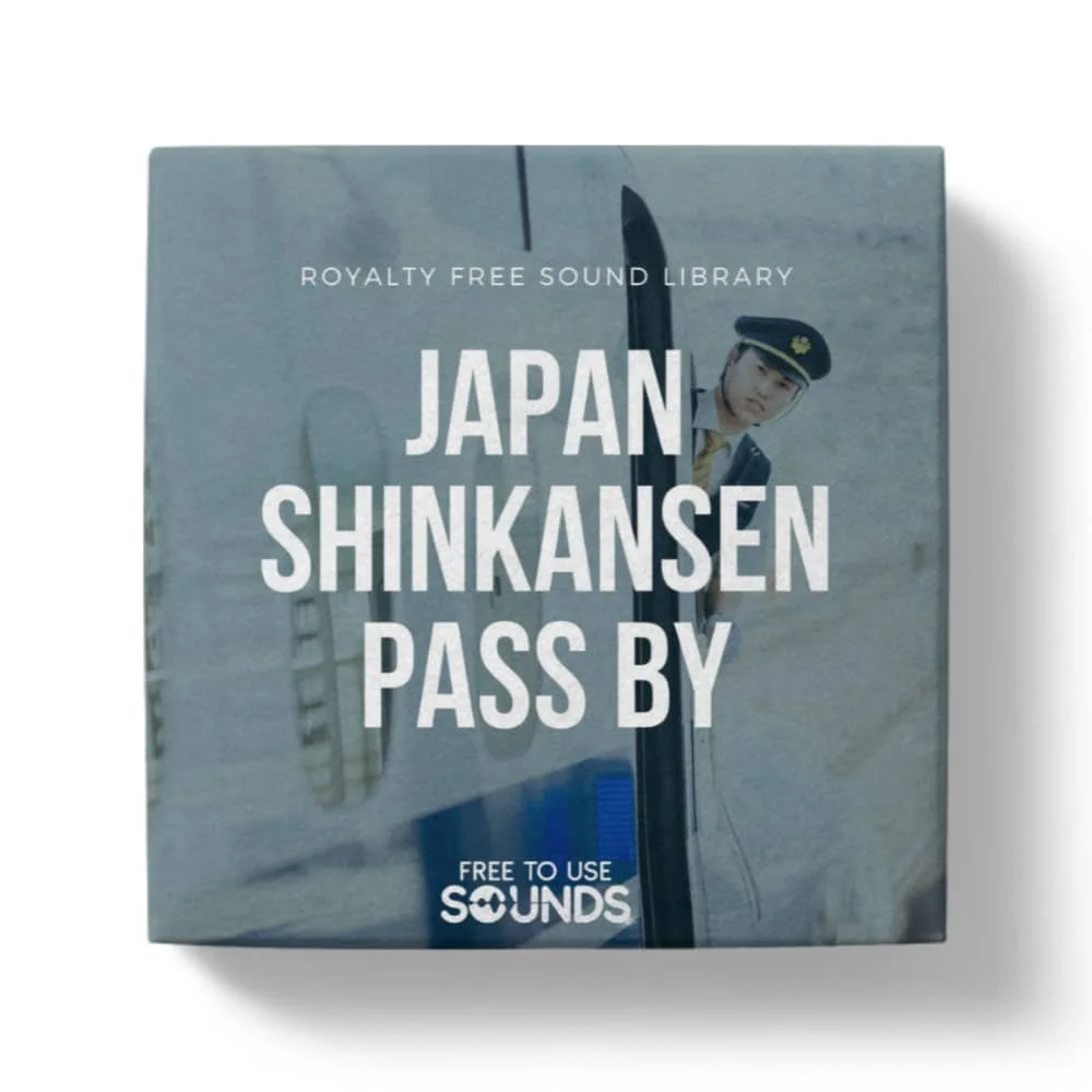 Japanese Bullet Trains Pass By Sound Library