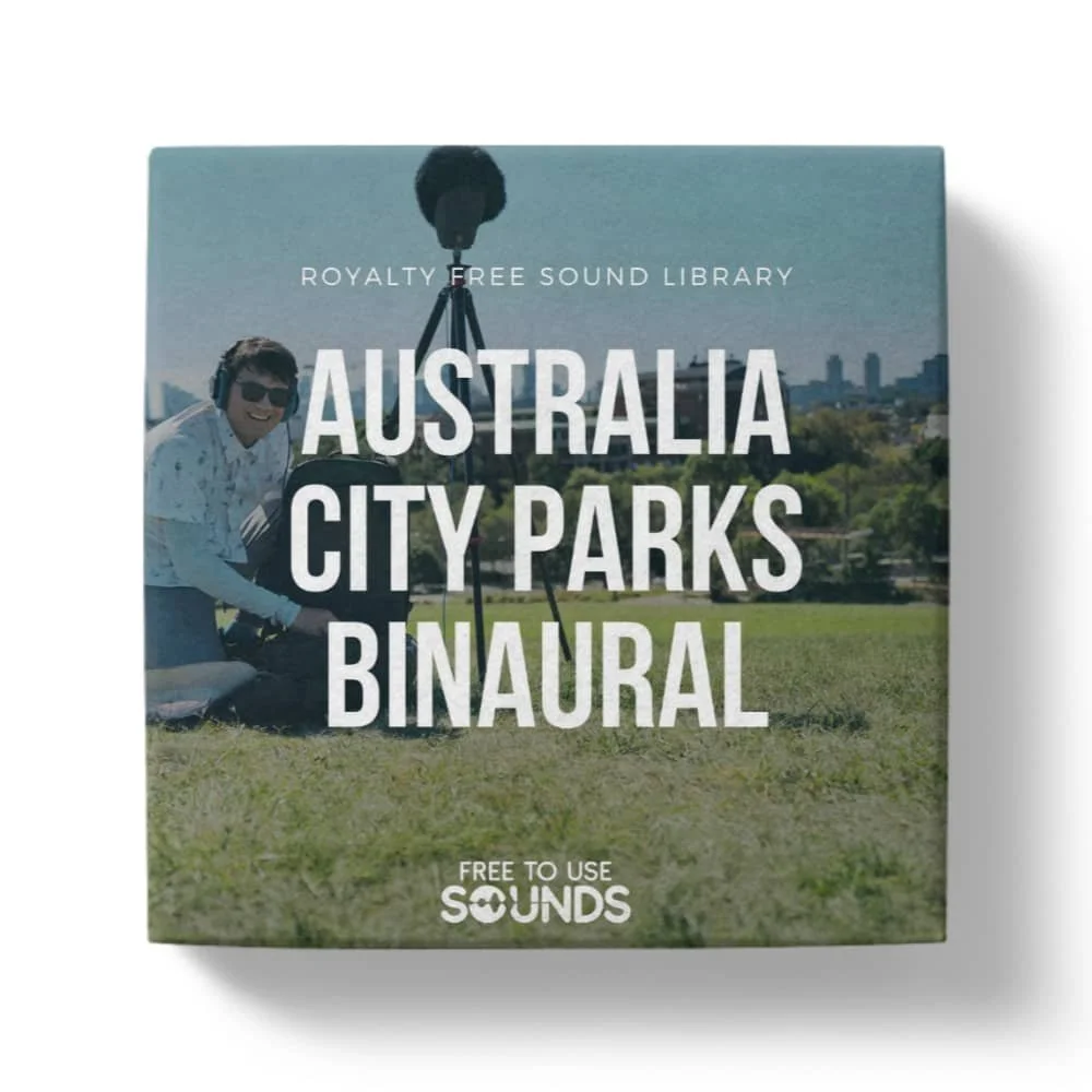 3D Binaural Urban Park Ambience Library Australia