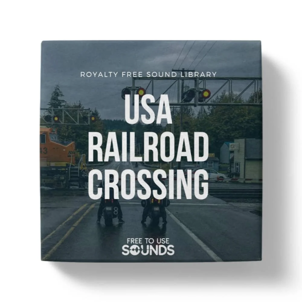 Intense Railroad Crossing Sound Effects USA