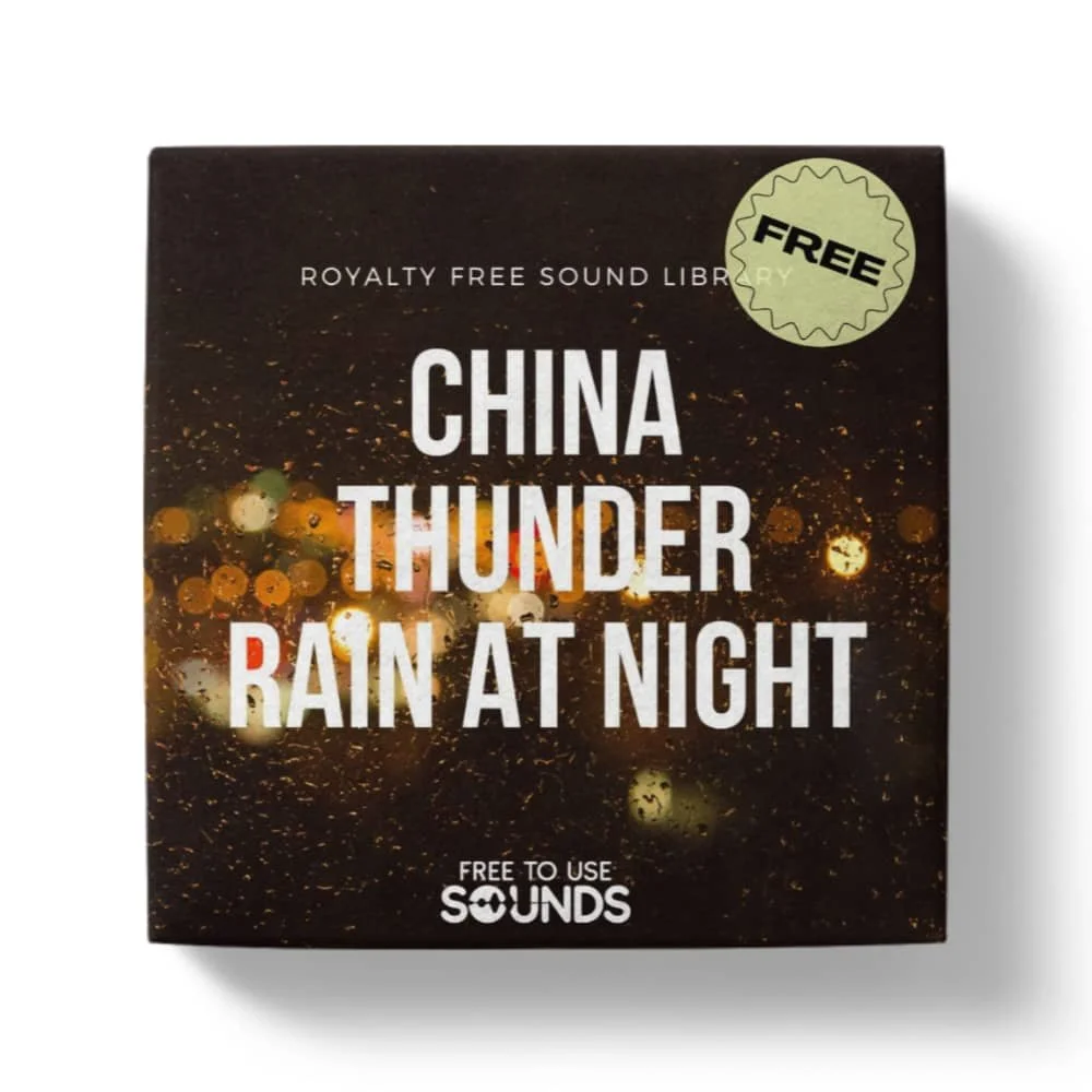China Sound Library Thunder And Rain Sound Library