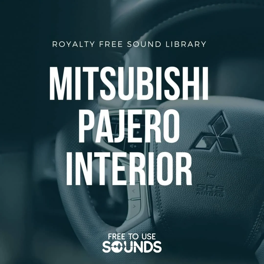 Mitsubishi Pajero Interior Driving Sounds