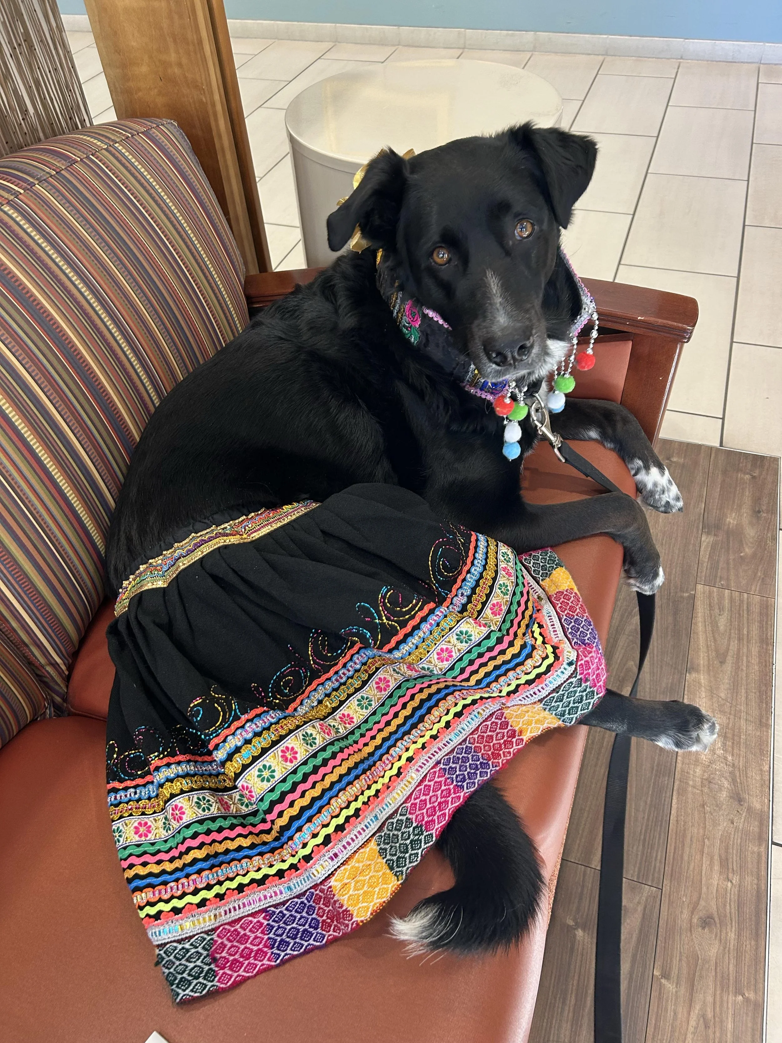 Here's another nice photo of my outfit from Peru.