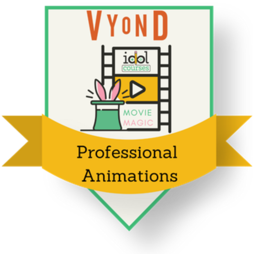 Professional Animations – Vyond badge