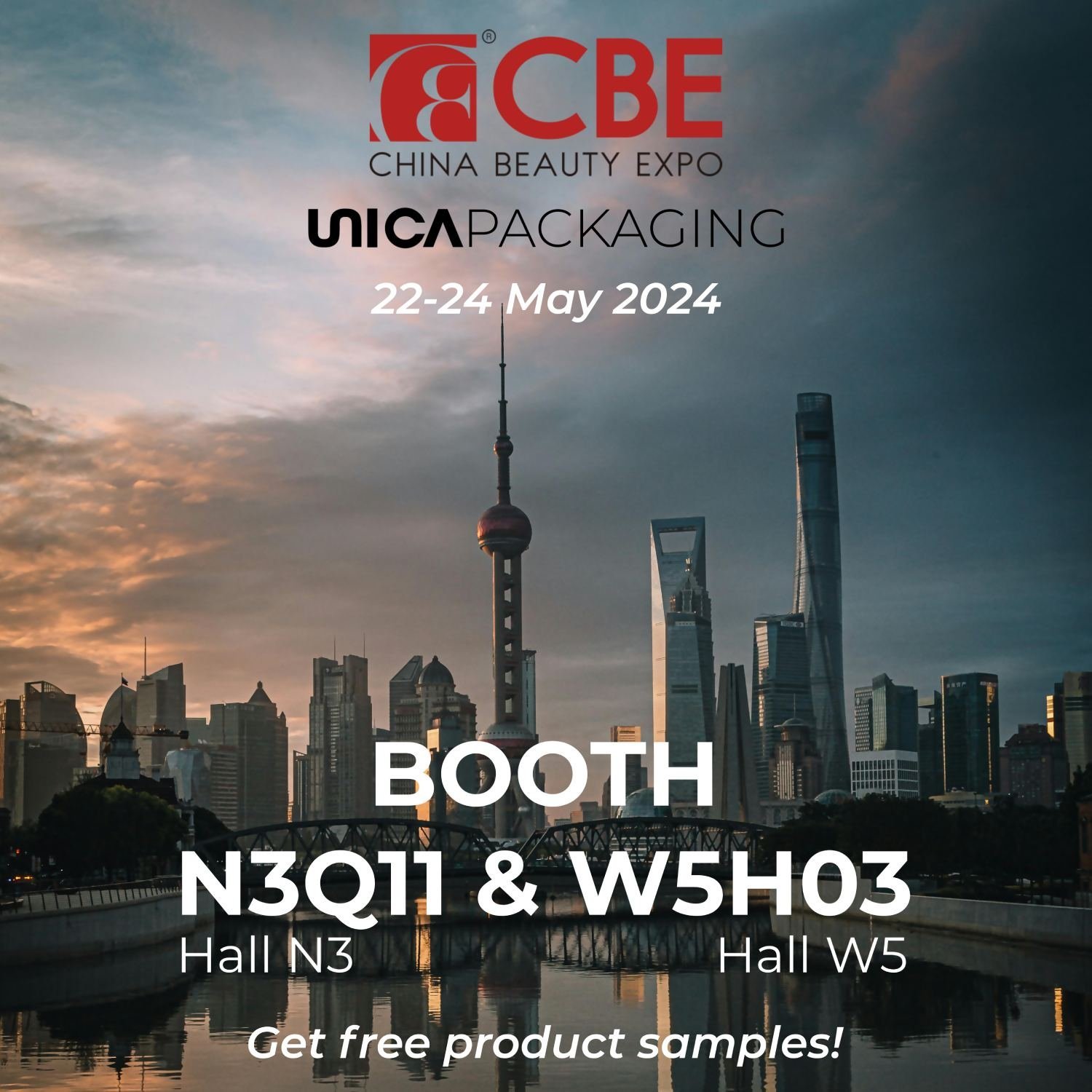 Visit Booth N3Q11 &amp; W5H03 | CBE China Shanghai Beauty Expo 2024