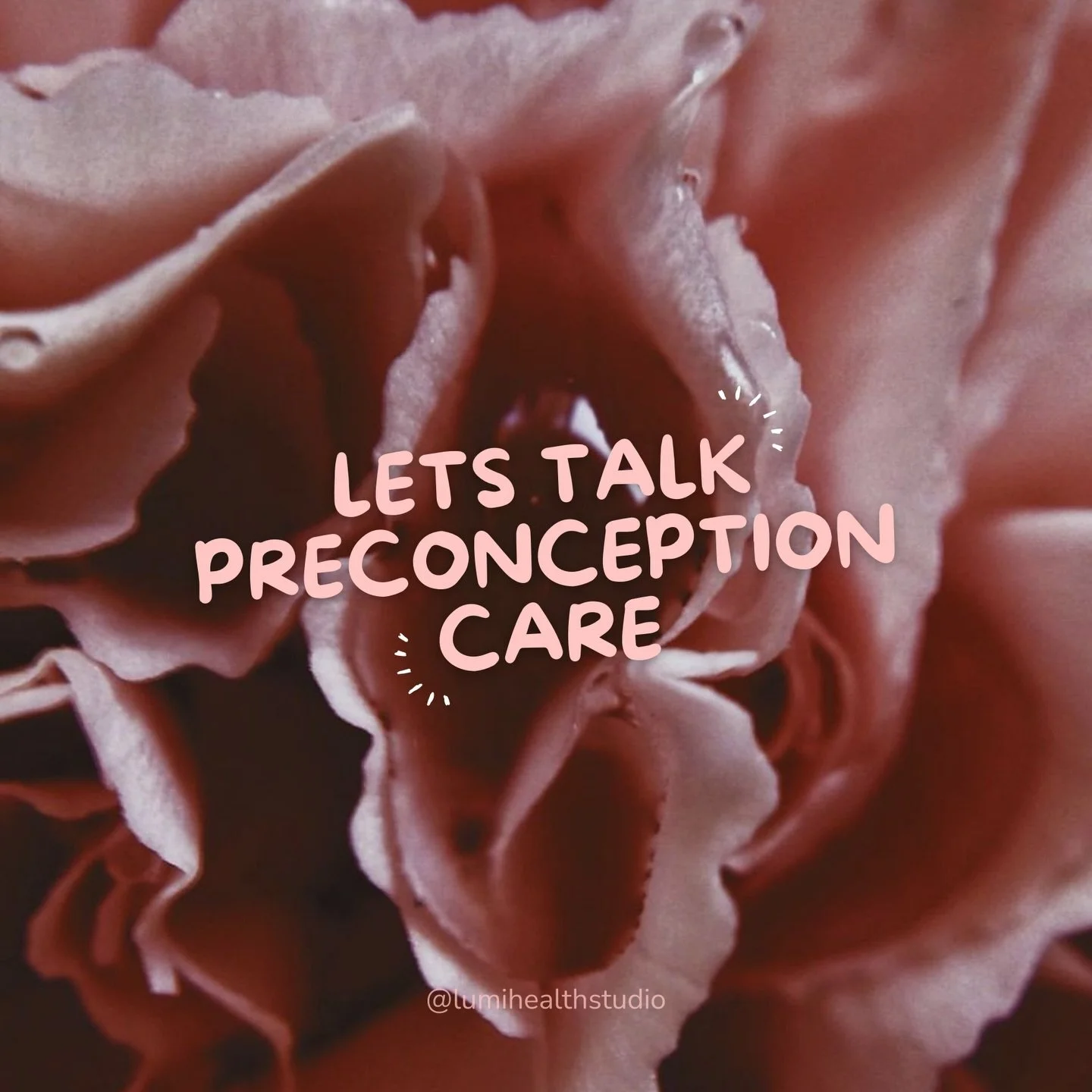 There&rsquo;s so much quiet preparation that happens before conception - and it deserves just as much care as pregnancy itself.

From nourishing your body and understanding your cycle, to supporting sleep, reducing plastics, and checking in on your m