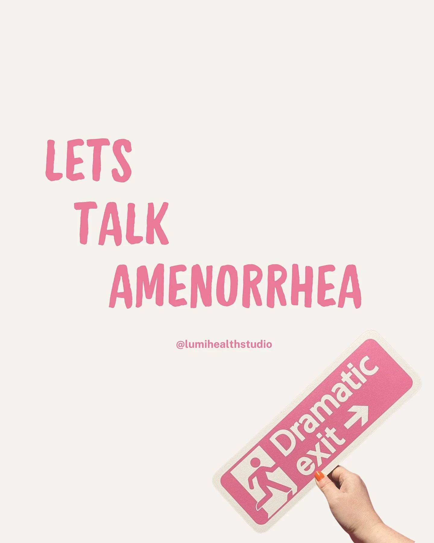 Let&rsquo;s talk about a condition I&rsquo;ve been seeing A LOT of recently in clinic&hellip;..

✨ AMENORRHEA ✨

Amenorrhea is an absent period which can be caused by several factors of our diet, lifestyle &amp; body&rsquo;s biomechanics. 

If this i