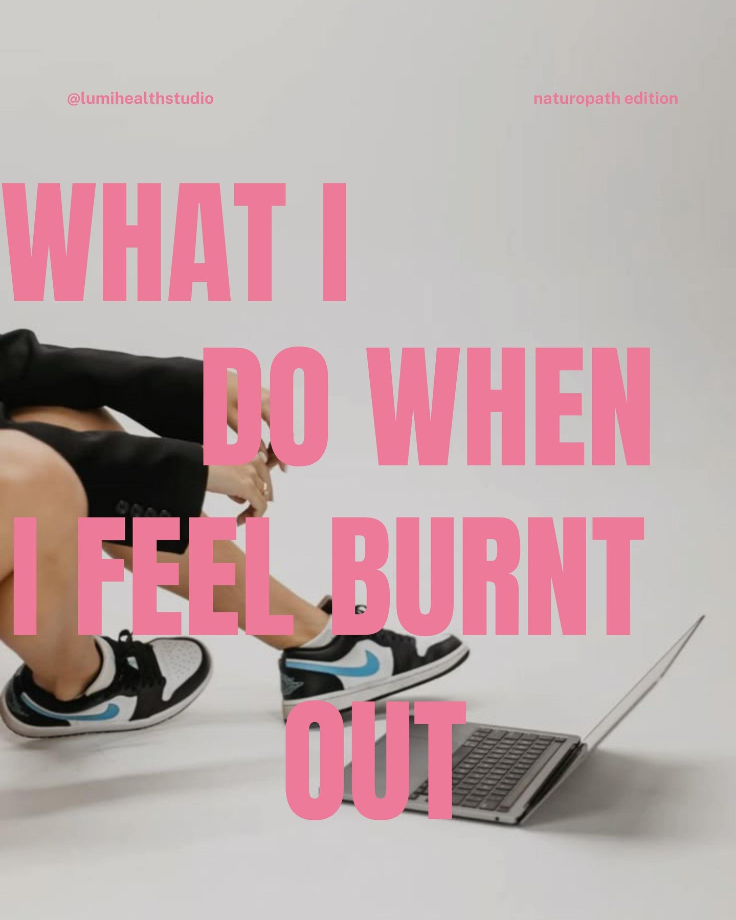 Burnout sneaks up on all of us &mdash; but here&rsquo;s my go-to reset when I feel it hit ✨

Instead of pushing through, I&hellip;

Step away from my screen 💻

Move my body (even a 10-minute walk counts) 🏃

Limit my caffeine intake and swap for her