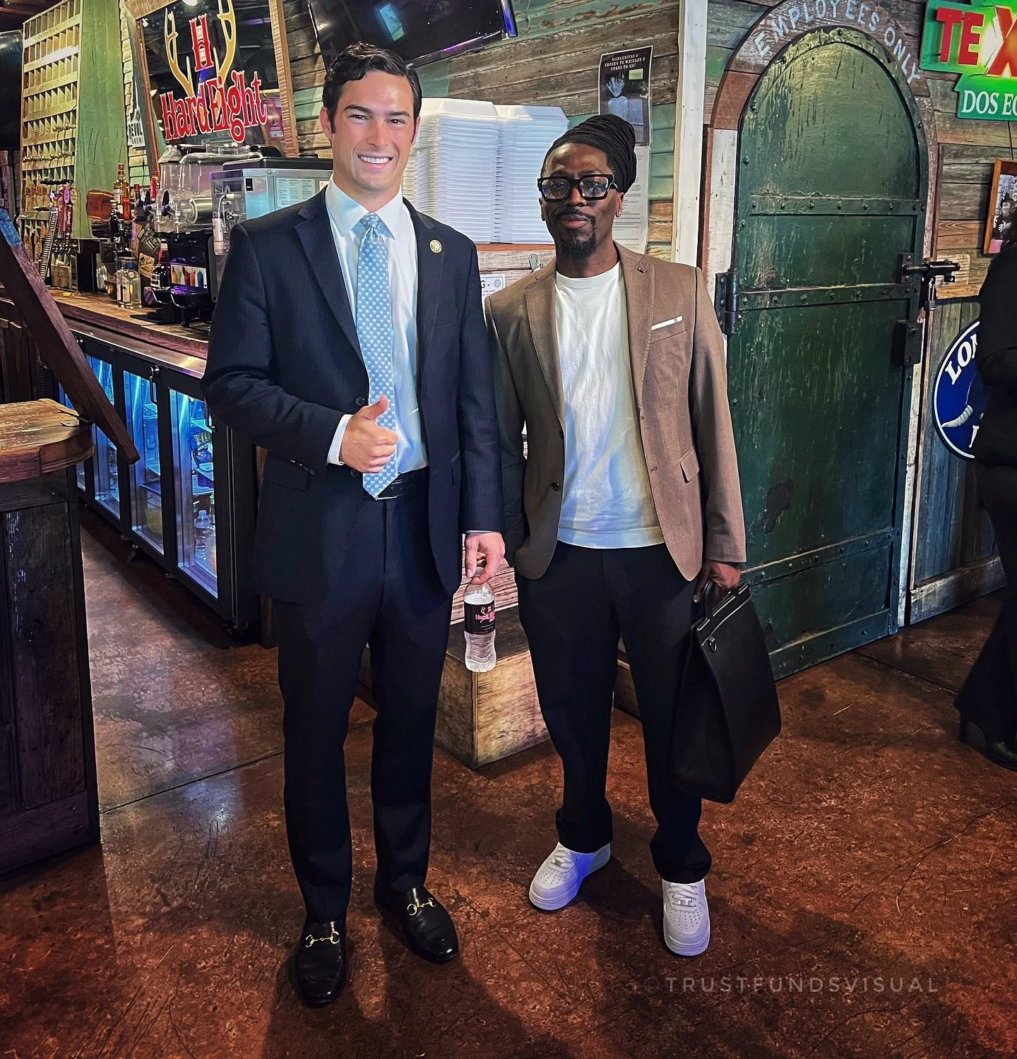 Had the honor of meeting the Mayor of The Colony and Congressman Brandon Gill today. I&rsquo;m excited to explore how connecting with his office can create real opportunities for small businesses &mdash; especially barbershops like mine to grow, serv