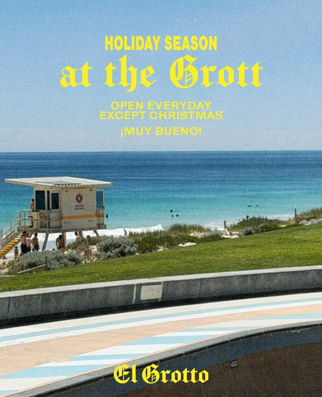 Holiday hours at the Grottito!⁠
We're open (almost) all the way through! Sending everyone all our love for the holiday season!⁠
⁠
TOMMY'S &amp; TACOS EVERY DAY!