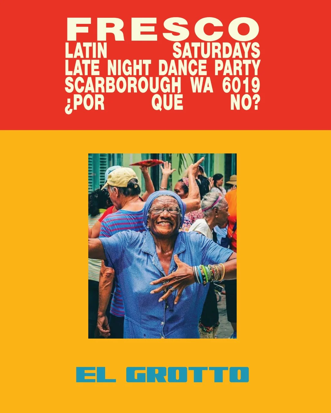 FRESCO SATURDAYS!⁠
Latin heat, Grotto beat.⁠
⁠
Every Saturday we're turning Scarbs into a dance floor.⁠
&iexcl;Baile Funk, Latino Trending, Global Sounds!⁠
⁠
Big energy. Big flavour. Big night.⁠
⁠
S&aacute;bados fresquitos at El Grotto.⁠
Bring the cr
