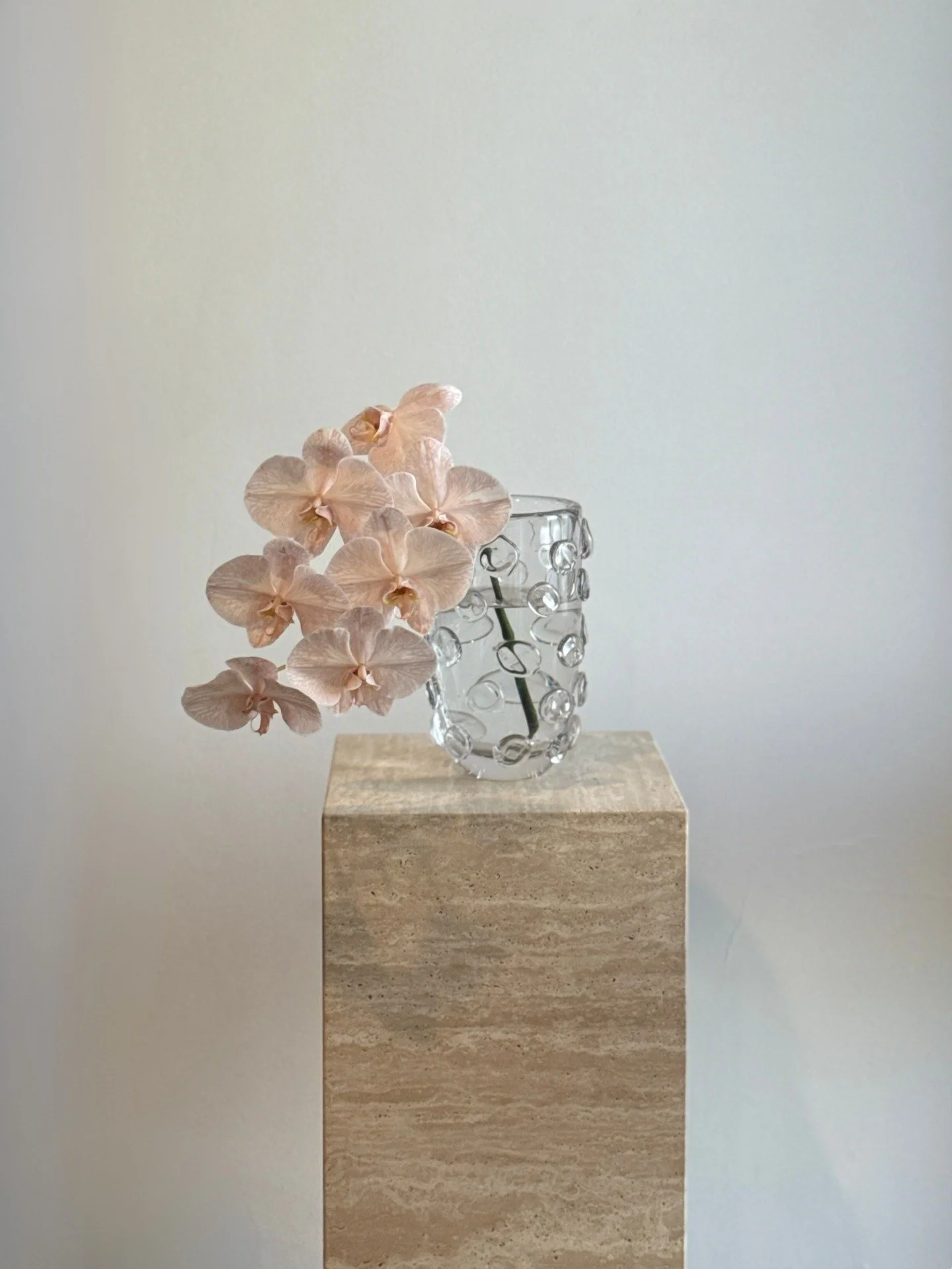 THE MARGOT VASE | Vintage inspired and quietly sculptural, the Margot Vase is newly introduced to our collection.

Crafted in clear glass and detailed with individually hand applied discs, Margot brings a sense of timeless craft into the contemporary