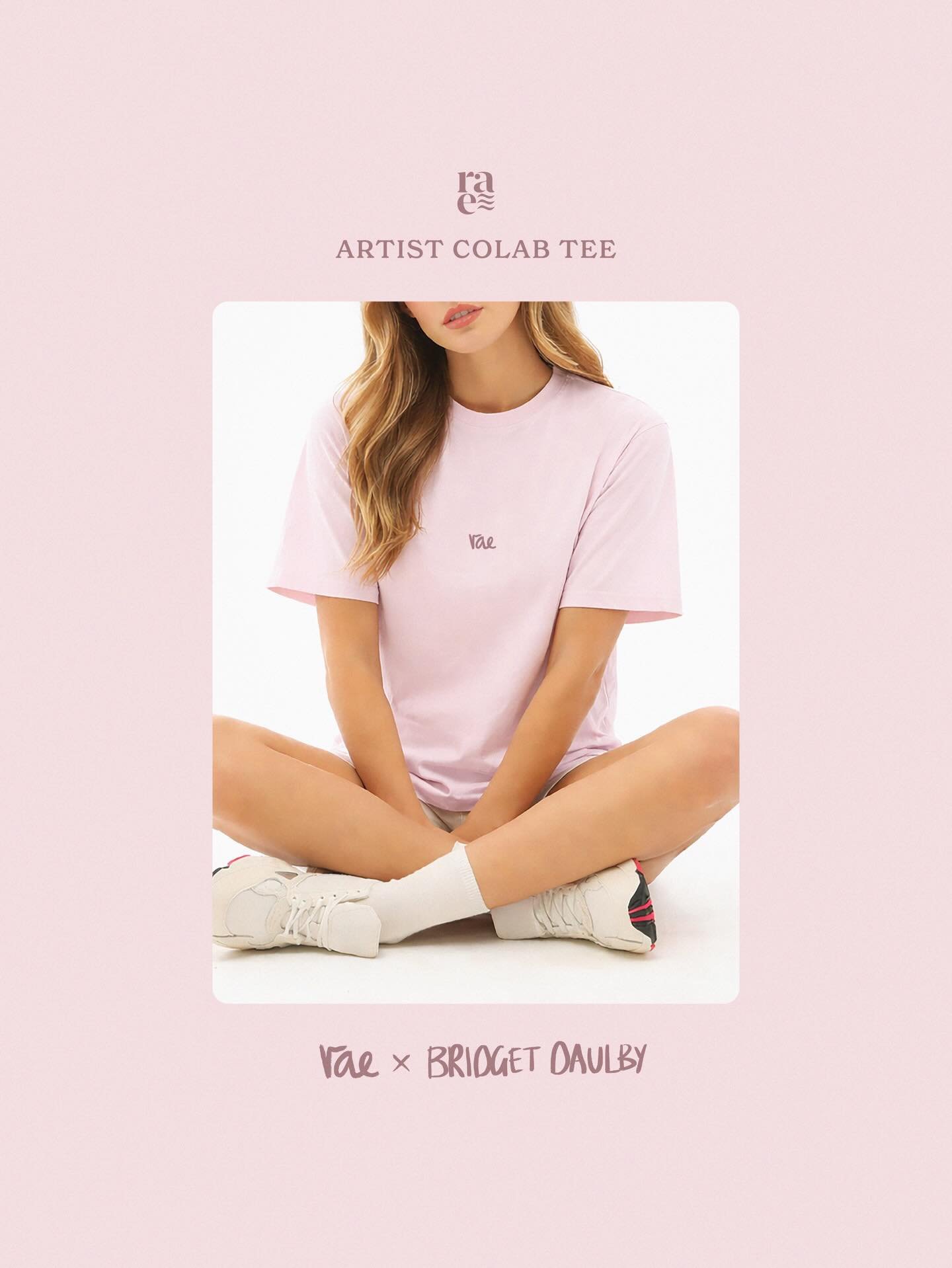 Pretty excited about this!! 
To celebrate rae turning two, we&rsquo;ve done something a bit different and collaborated with the super talented artist @bridgetdaulby to create this beautiful illustration for a limited drop of rae tees 👏🏼 The design 