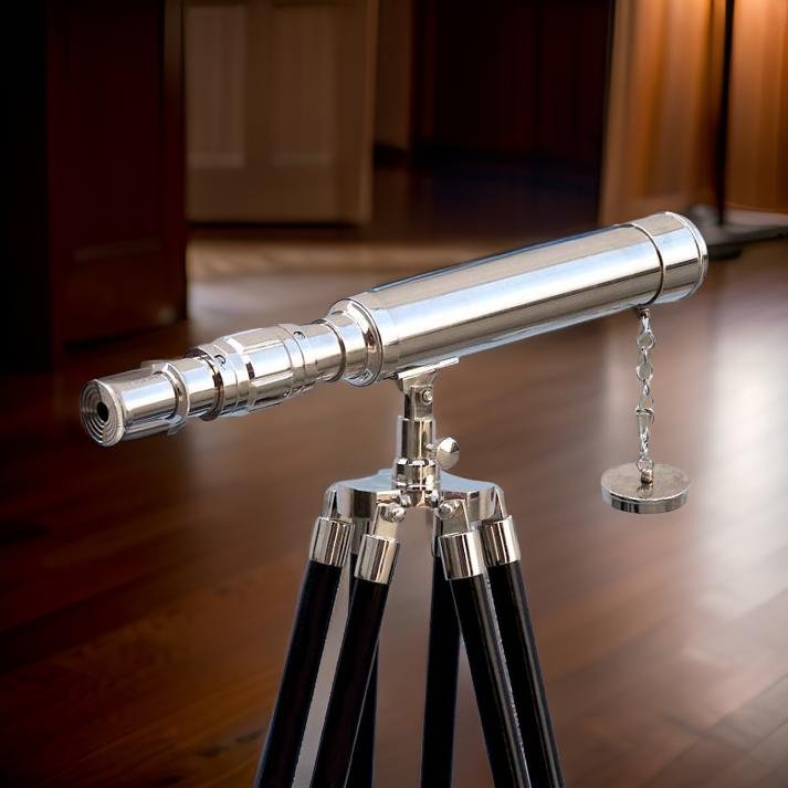 Standing Chrome Harbor Master Telescope 30in 4_1726239121733.jpeg