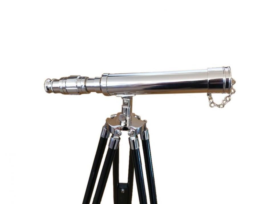 Standing Chrome Harbor Master Telescope 30in 1.jpg