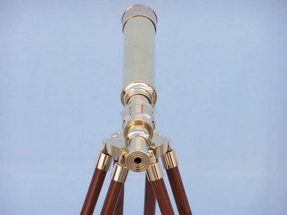 Standing Brass Harbor Master Telescope 30in 8.jpg