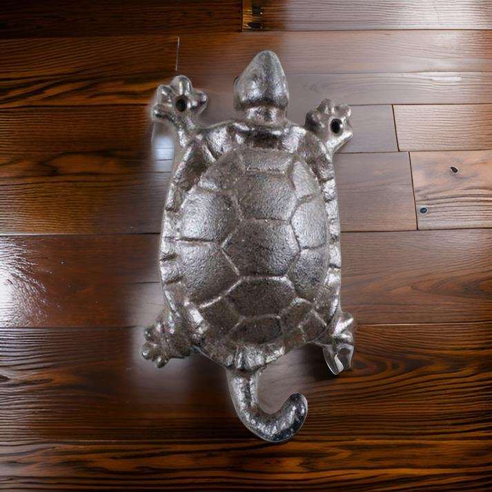 Cast Iron Turtle Key Hook 6in 2.jpeg