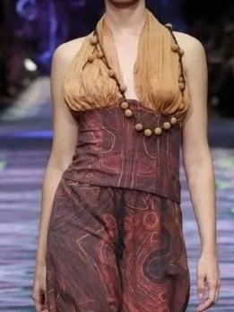 SAMPLE - Eco-dyed/Linen Top