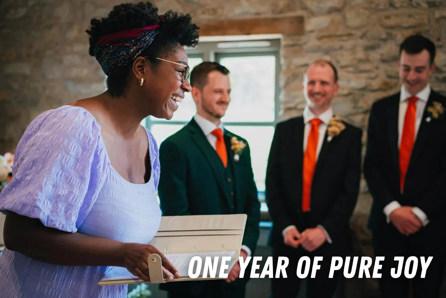 One year(ish) of marrying strangers who quickly feel like friends 💫

And what a beautiful ride it&rsquo;s been ☀️.
I&rsquo;ve felt so, so much joy, witnessed boundless love, cried happy tears, wrote my little heart out &amp; somehow made all of this