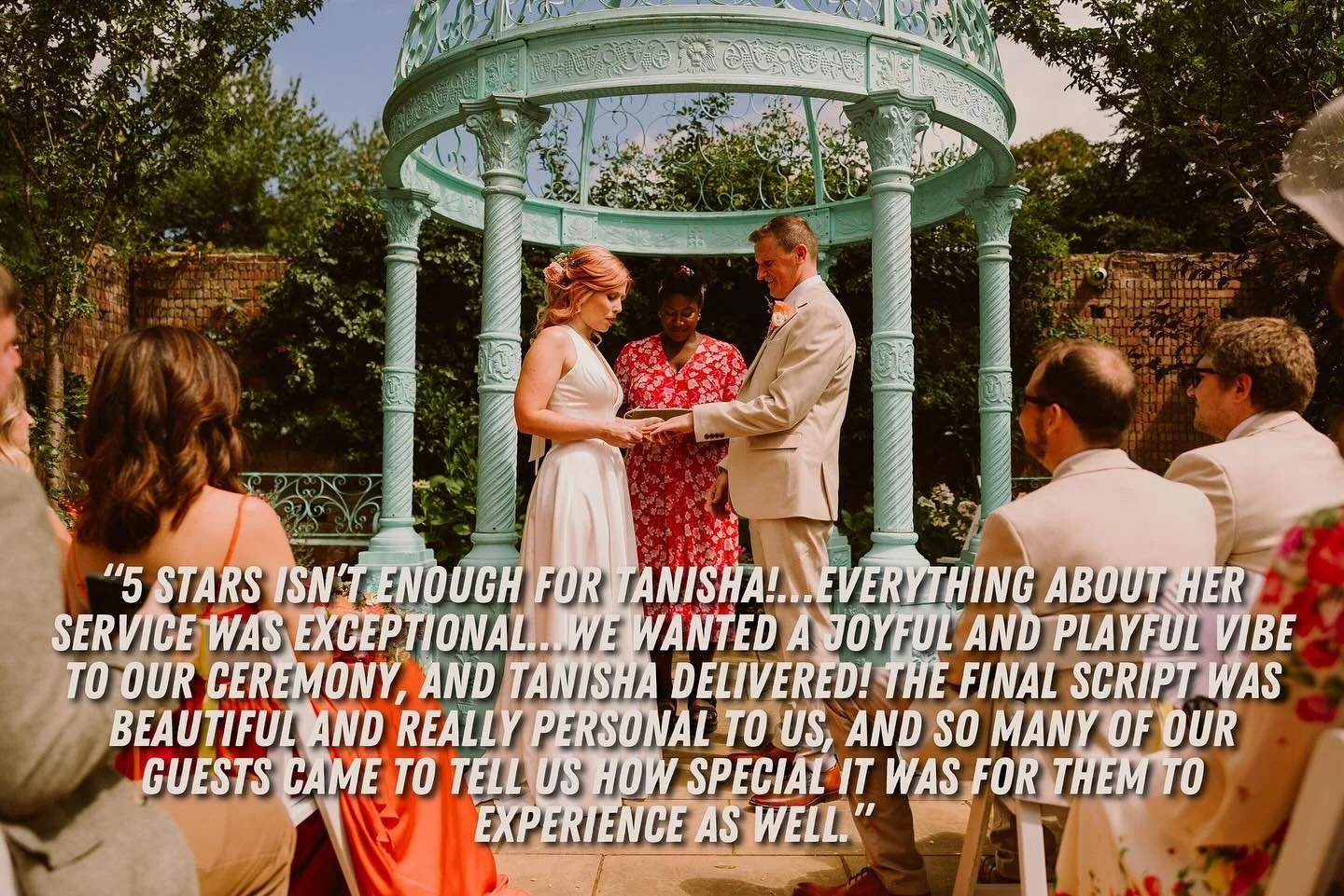 Still smiling from this gorgeous day at the beautiful @kingswestonhouse1719 for V &amp; T 💖

This joyous ceremony was captured so perfectly by the incredible @rubywalkerphoto_ 📸

When these two shared their review with me, it honestly lit my heart 