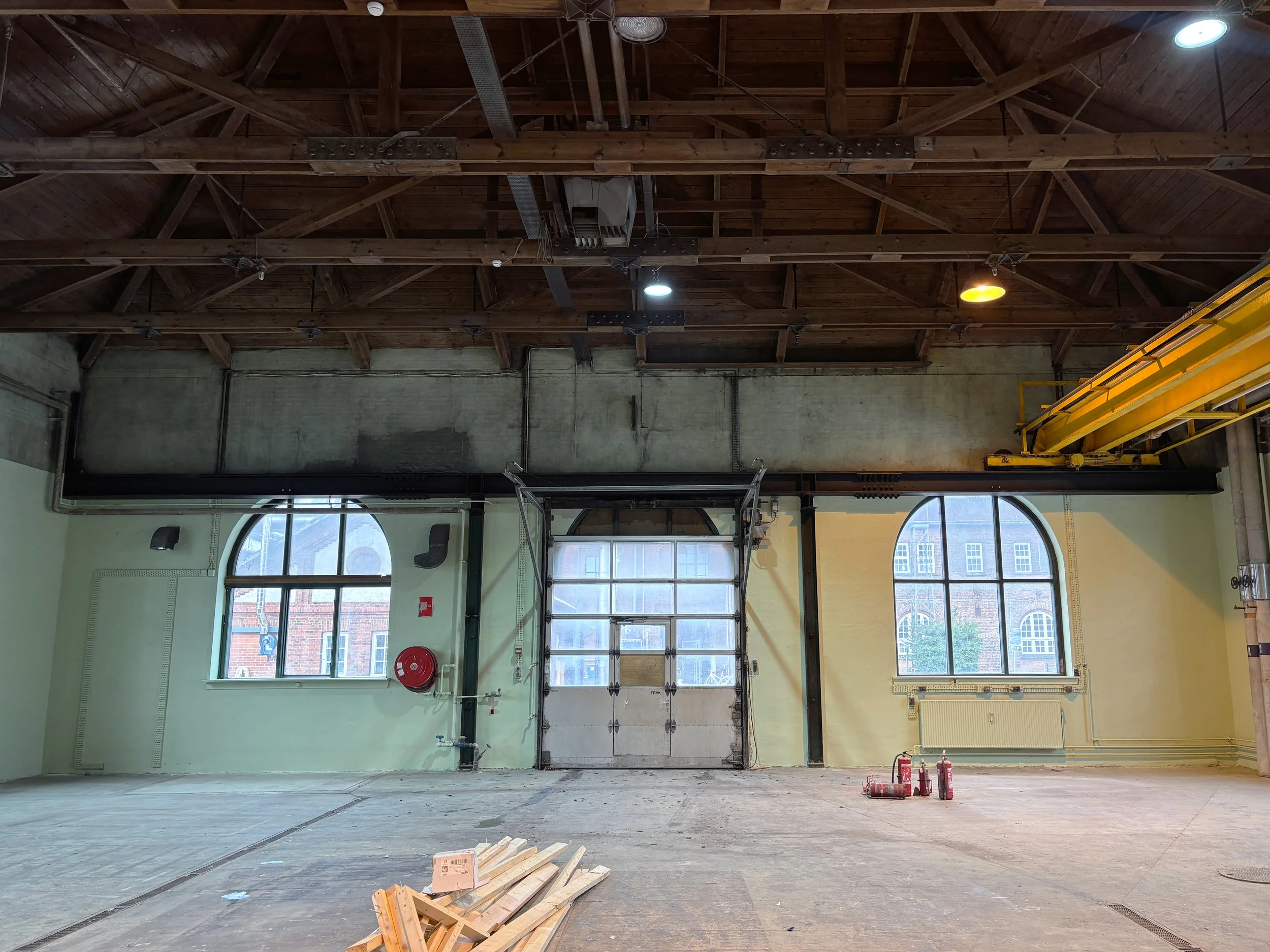 Workshop space before renovation
