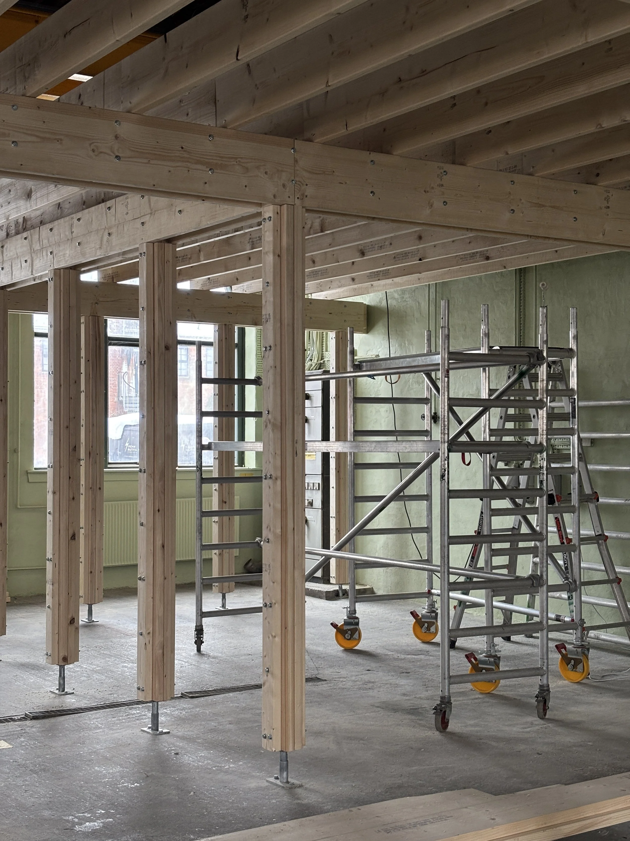 Mezzanine in progress