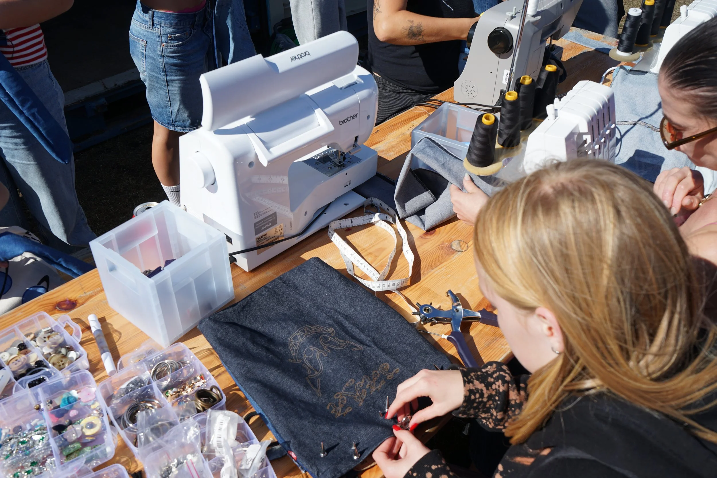 Denim bag workshop