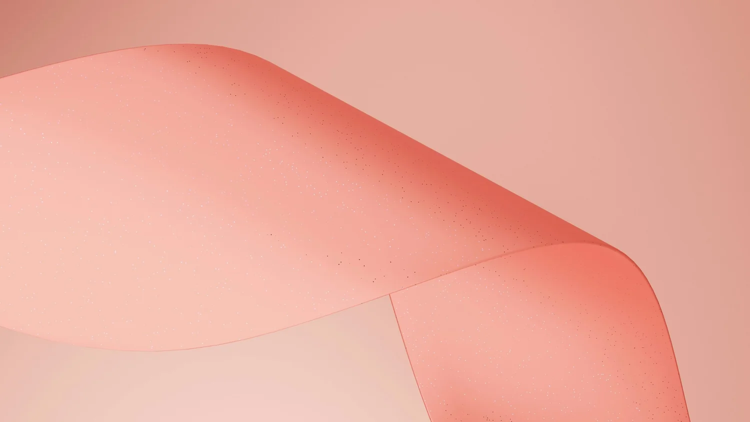 Abstract dimensional paper-fold render in coral and peach tones, representing OMDB's Workshops offer