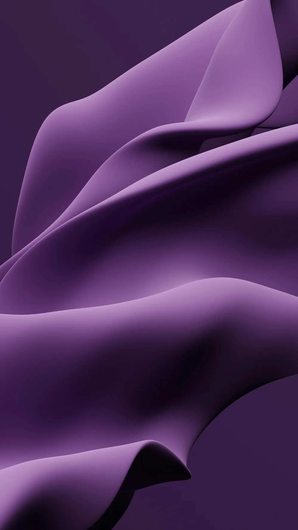Abstract dimensional paper-fold render in deep purple tones, representing OMDB's Trainings offer