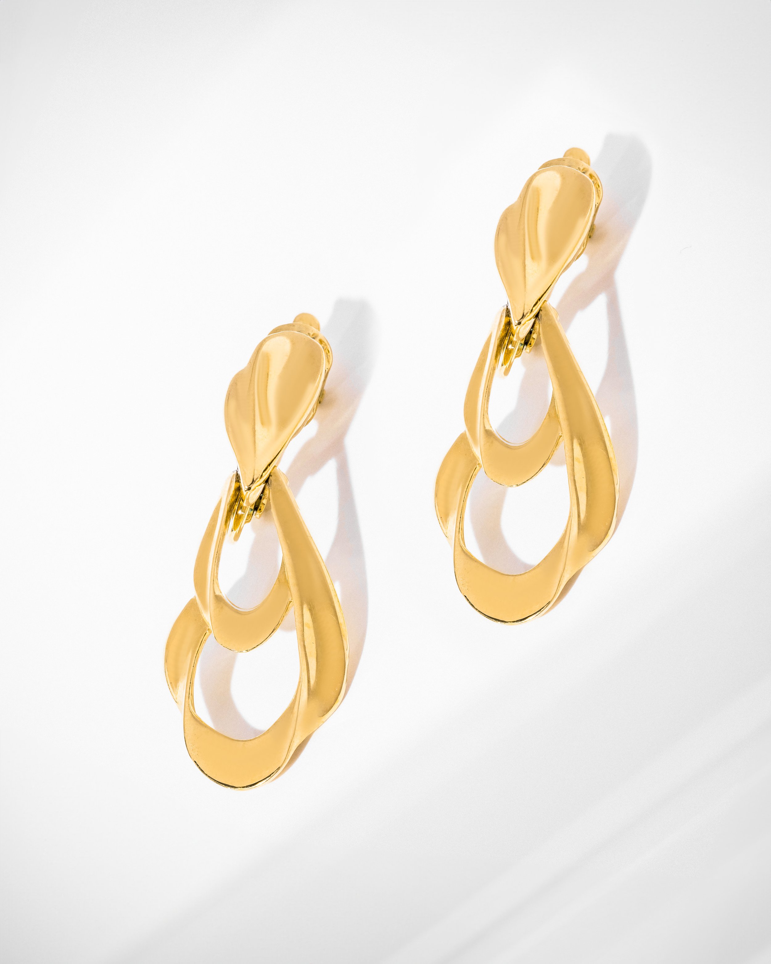 Trifari Vintage Gold Plated Earrings