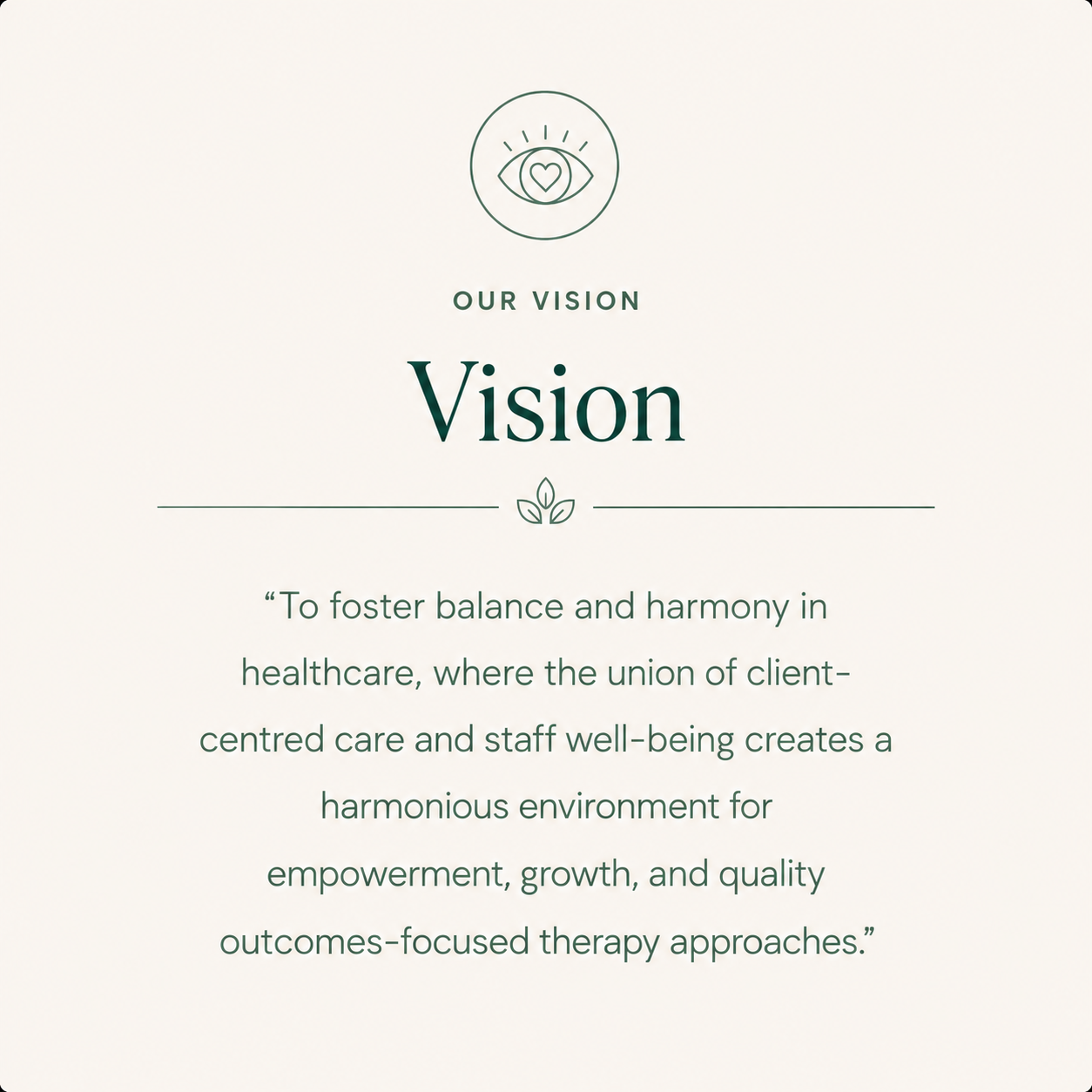Our Vision Statement