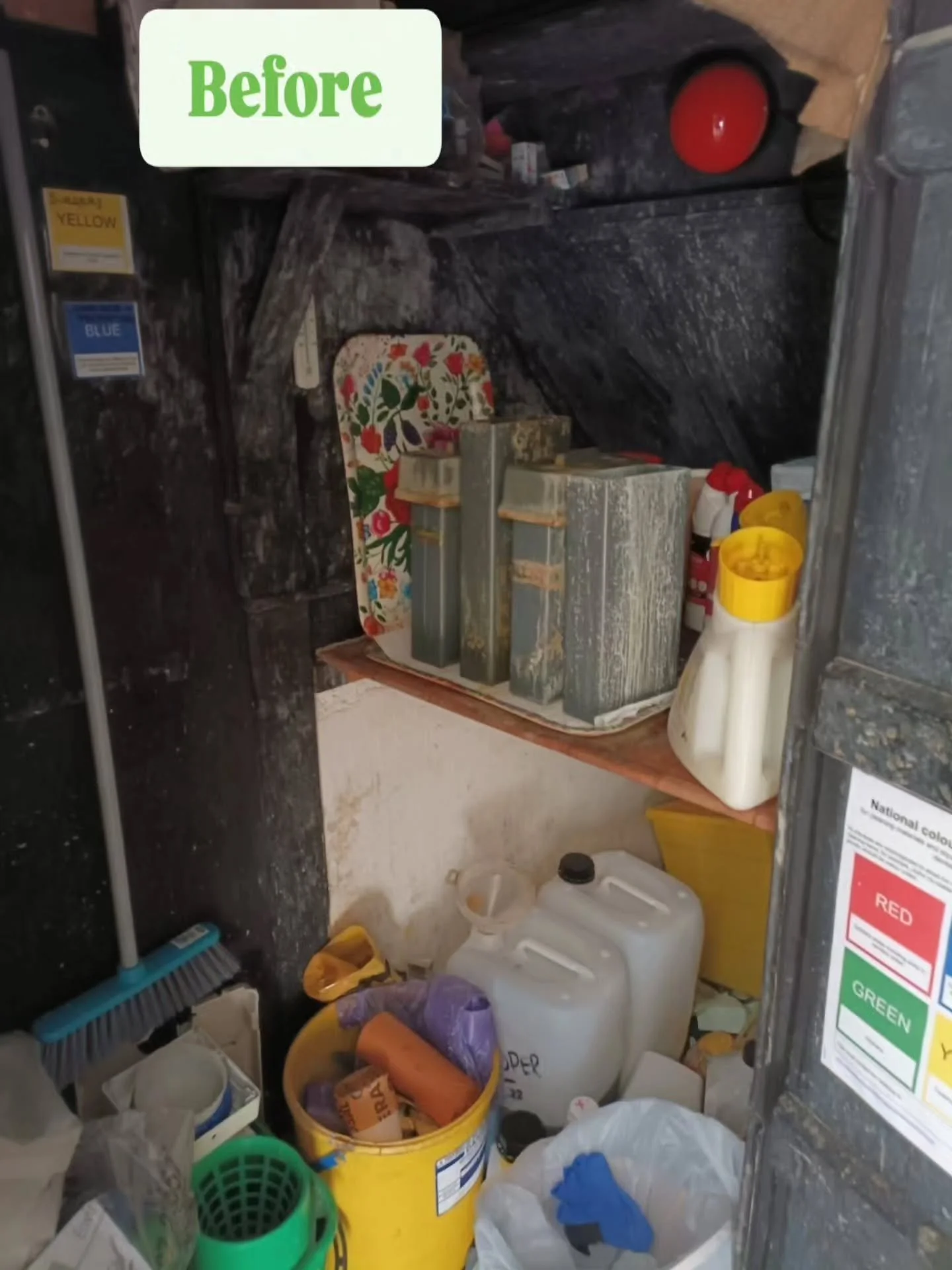 My personal favourite in the transformation line up:

This is the cupboard under the stairs. Totally insignificant in most practices. 

In the before picture, it was an unventilated room splattered with chemicals where xrays were dipped into the diff