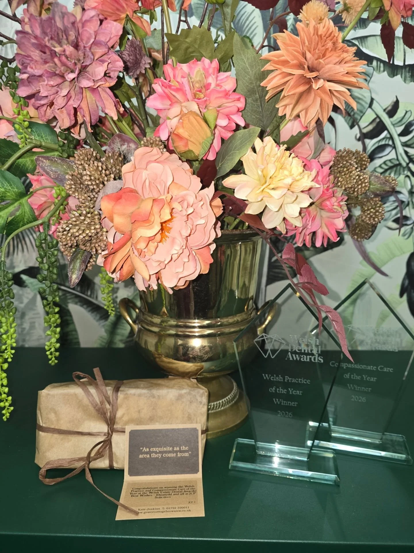 Thank you @jcp_solicitors_insta for these lovely brownies and the congratulations for our awards 🏆🏆