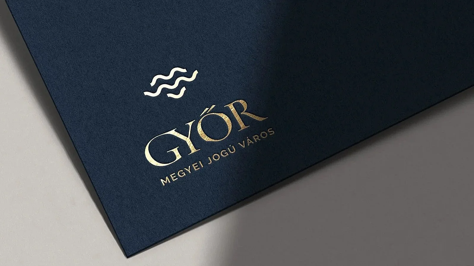 Visual representation of the Győr city visual identity project.