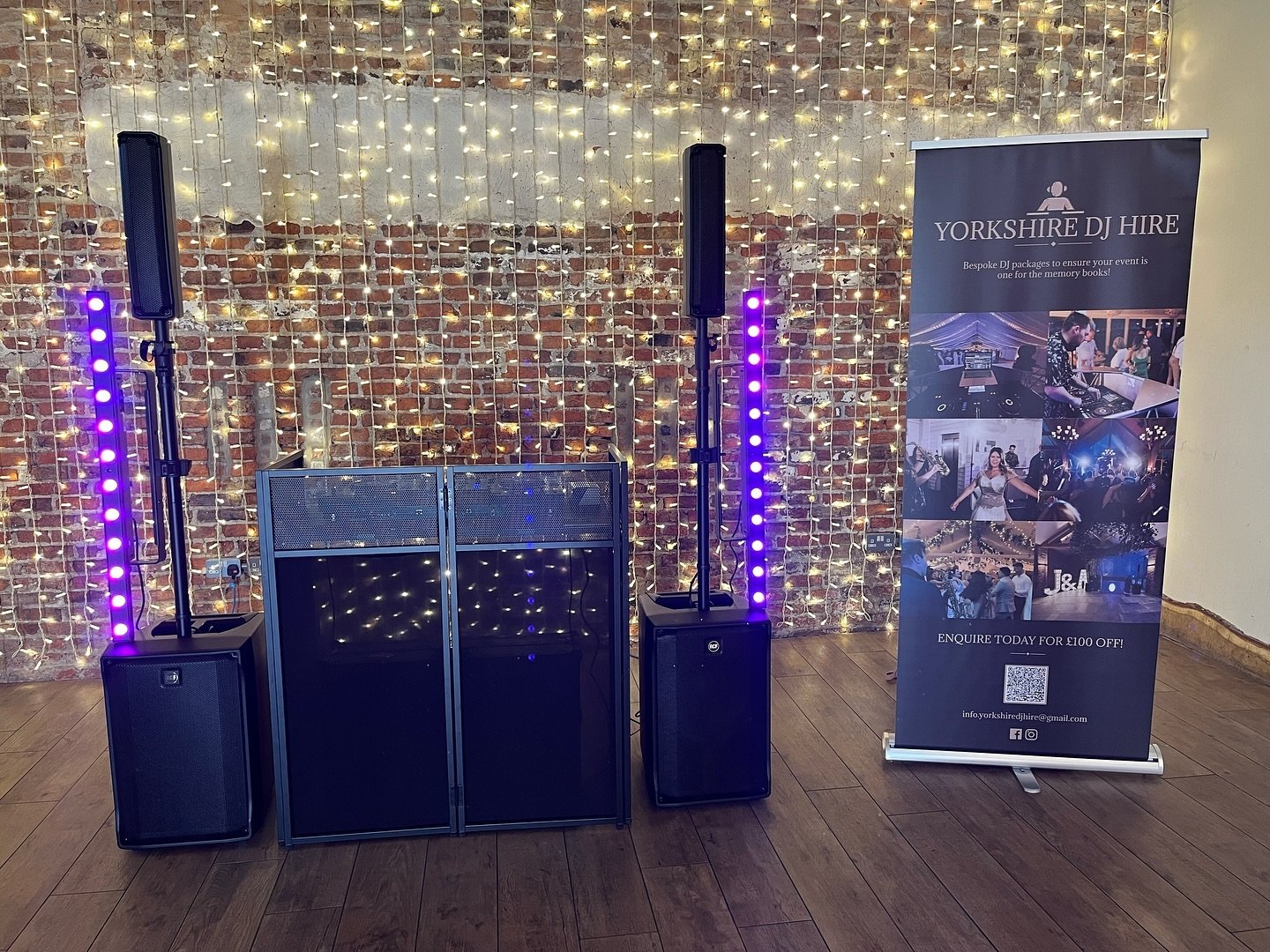 We are all set up at @horningtonmanor 

Looking forward to meeting some of you and answering any questions you may have 🪩

#yorkshirewedding #yorkshireweddings #yorkshireweddingvenues #yorkshiredjhire