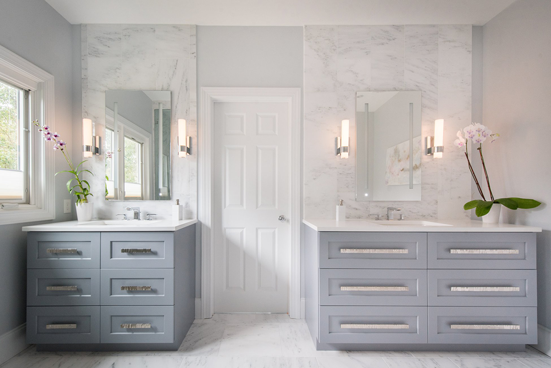 Bathroom image courtesy of Plain & Fancy® Custom Cabinetry.