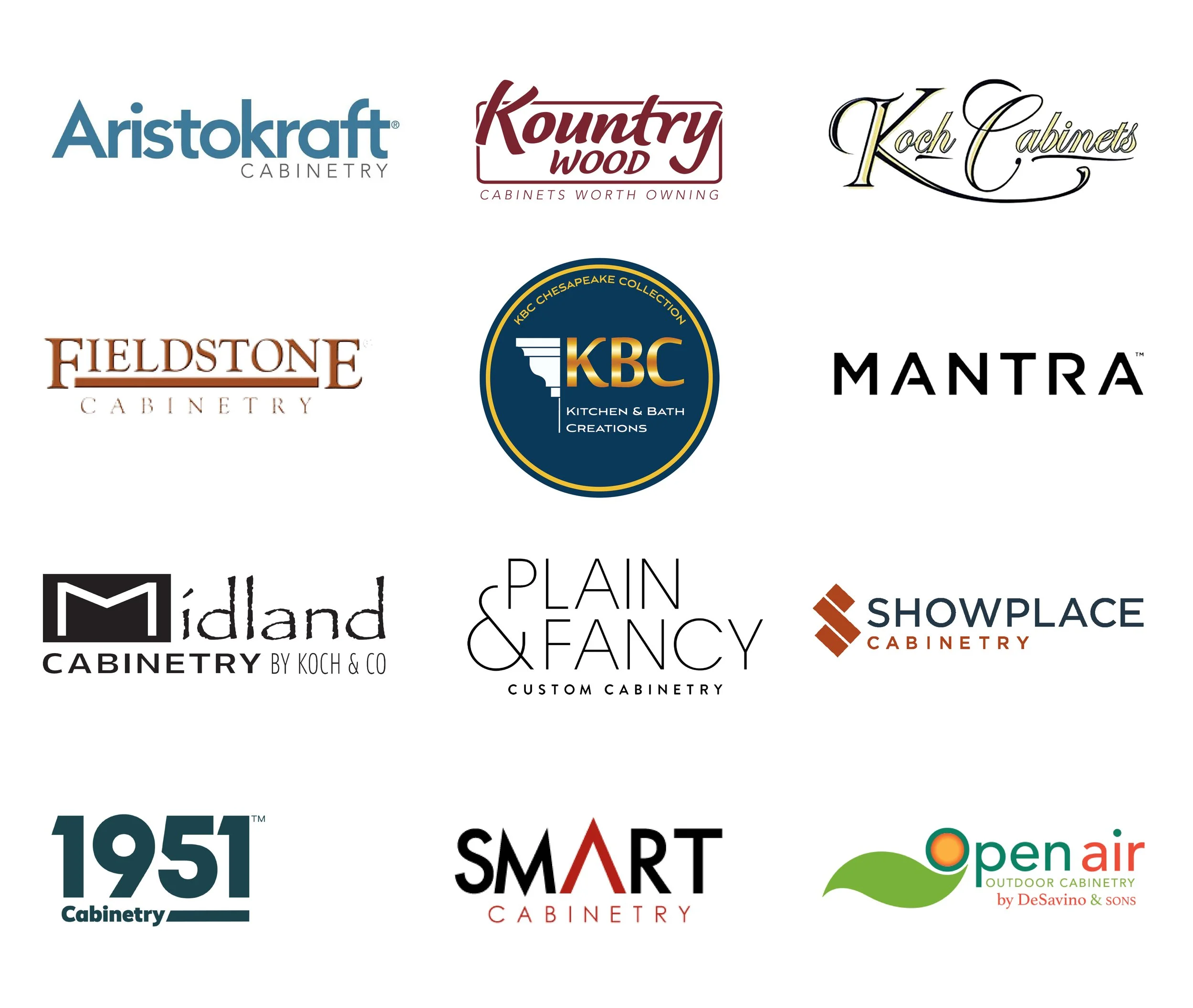 KBC Cabinetry Logos