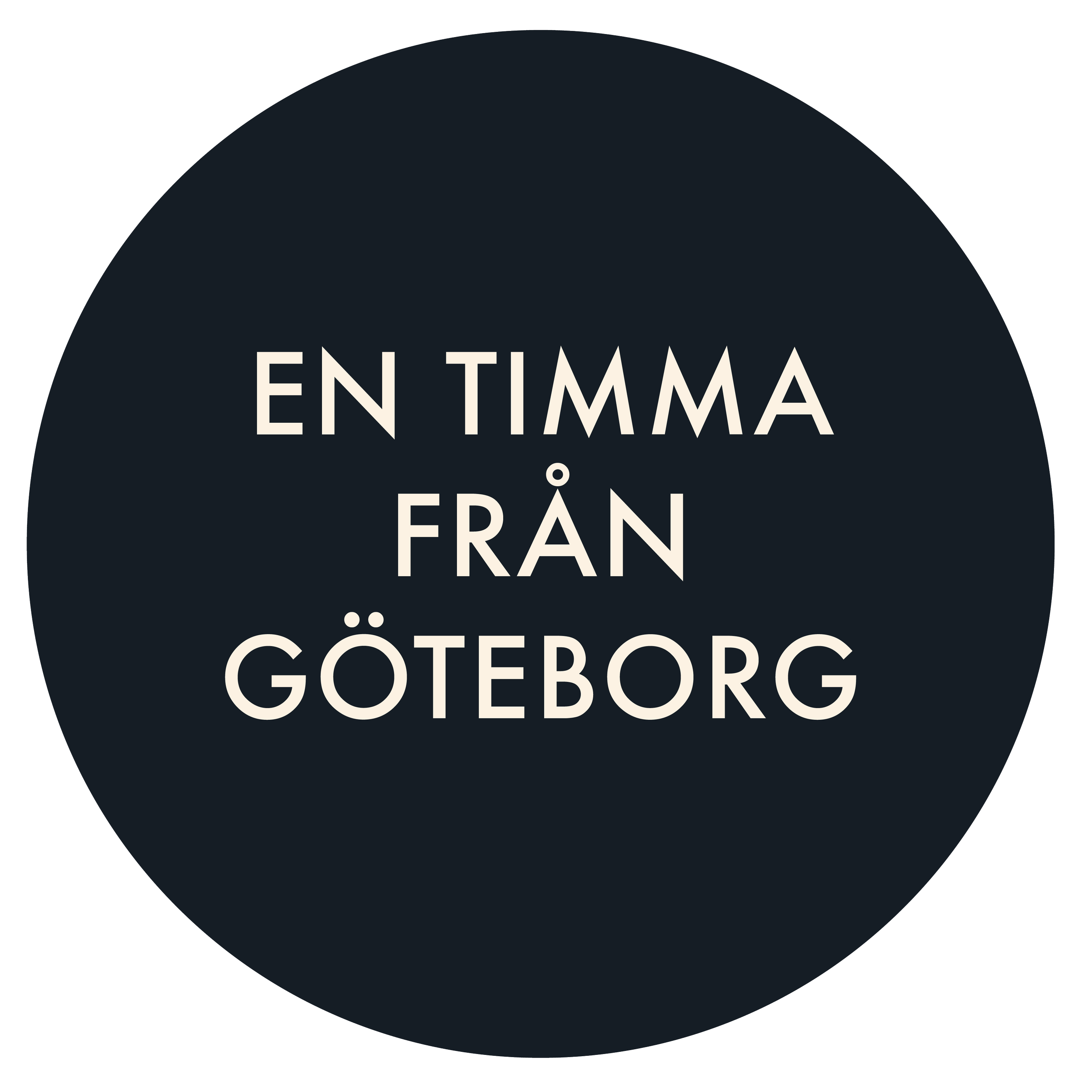 1 timma från Göteborg