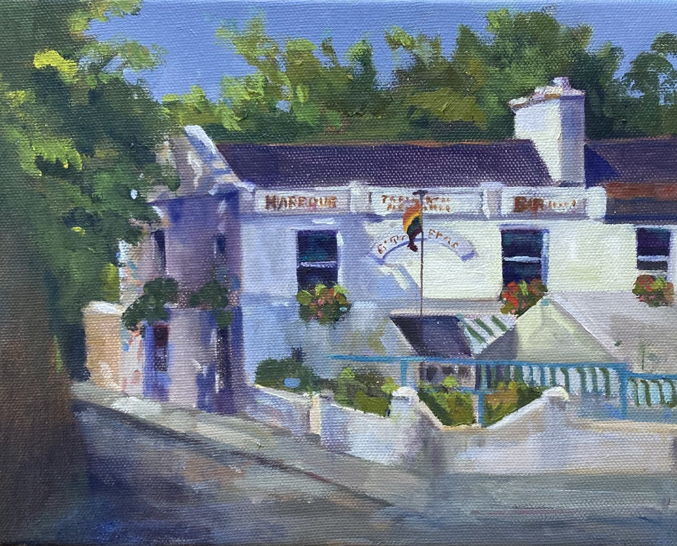 Harbour Bar, oil on canvas, 20x25cm, 2024