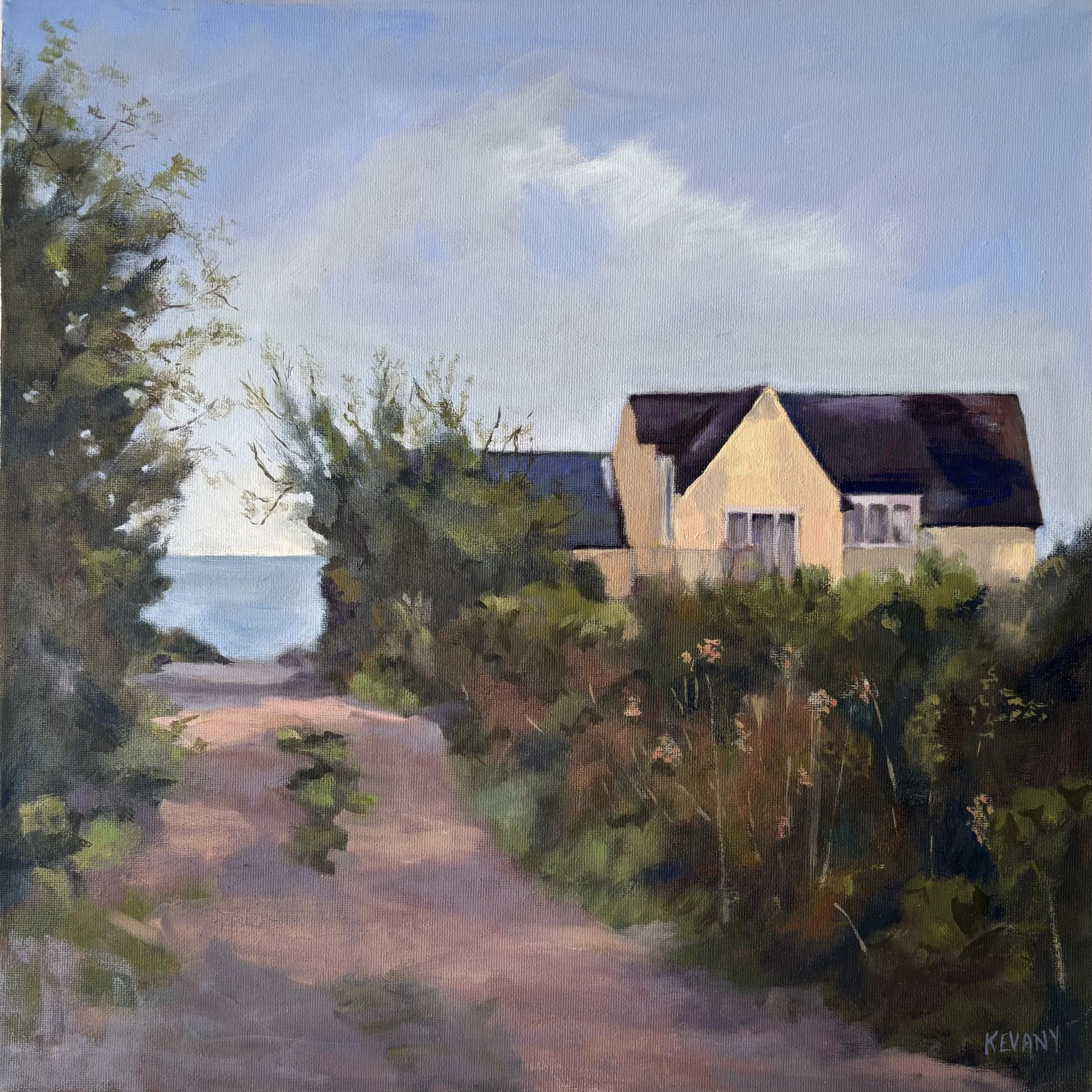 Nuns' House Bing Bay, oil on canvas, 40x40cm, 2026