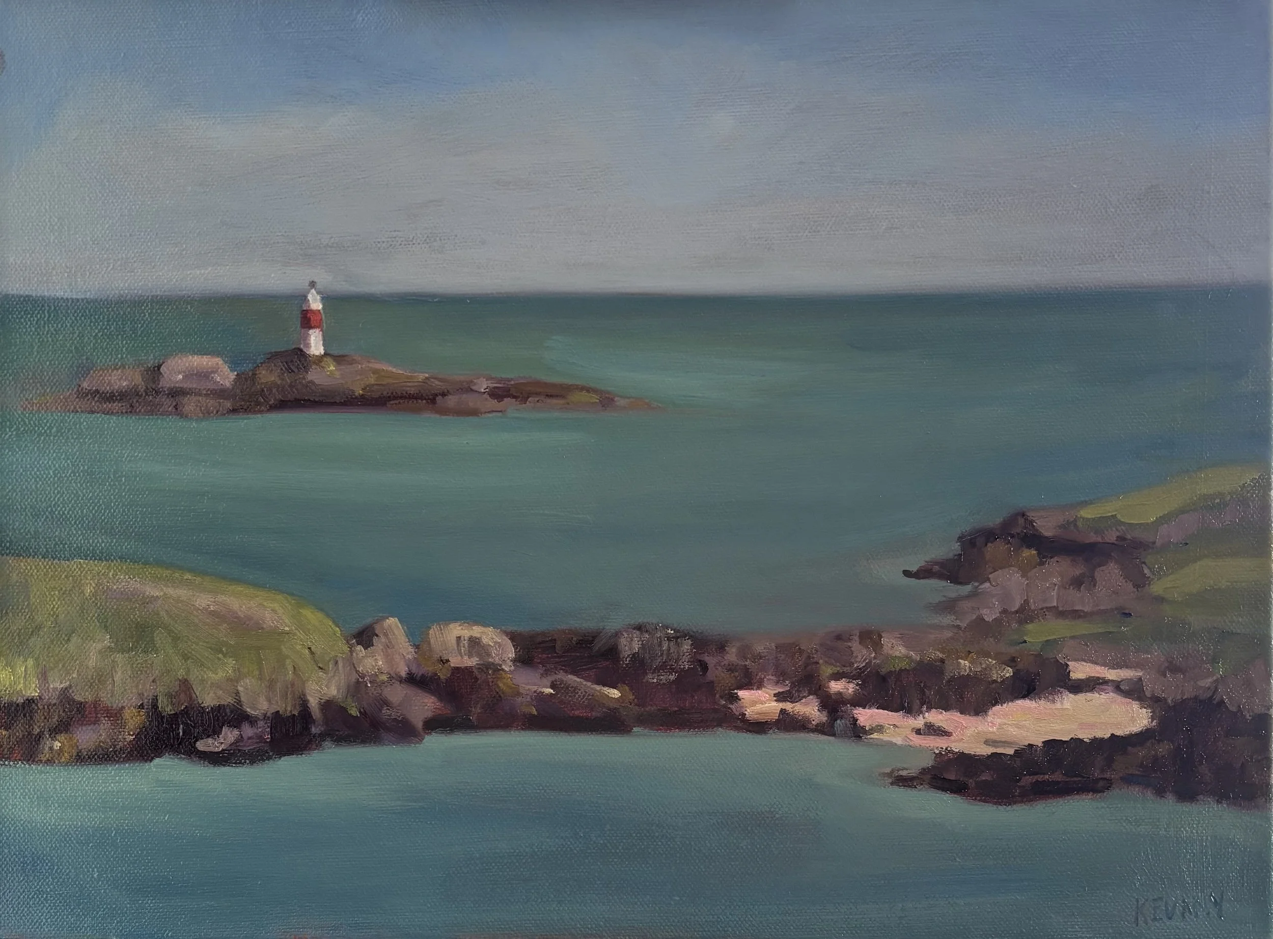 Dalkey Sound, oil on canvas, 30x40cm, 2026