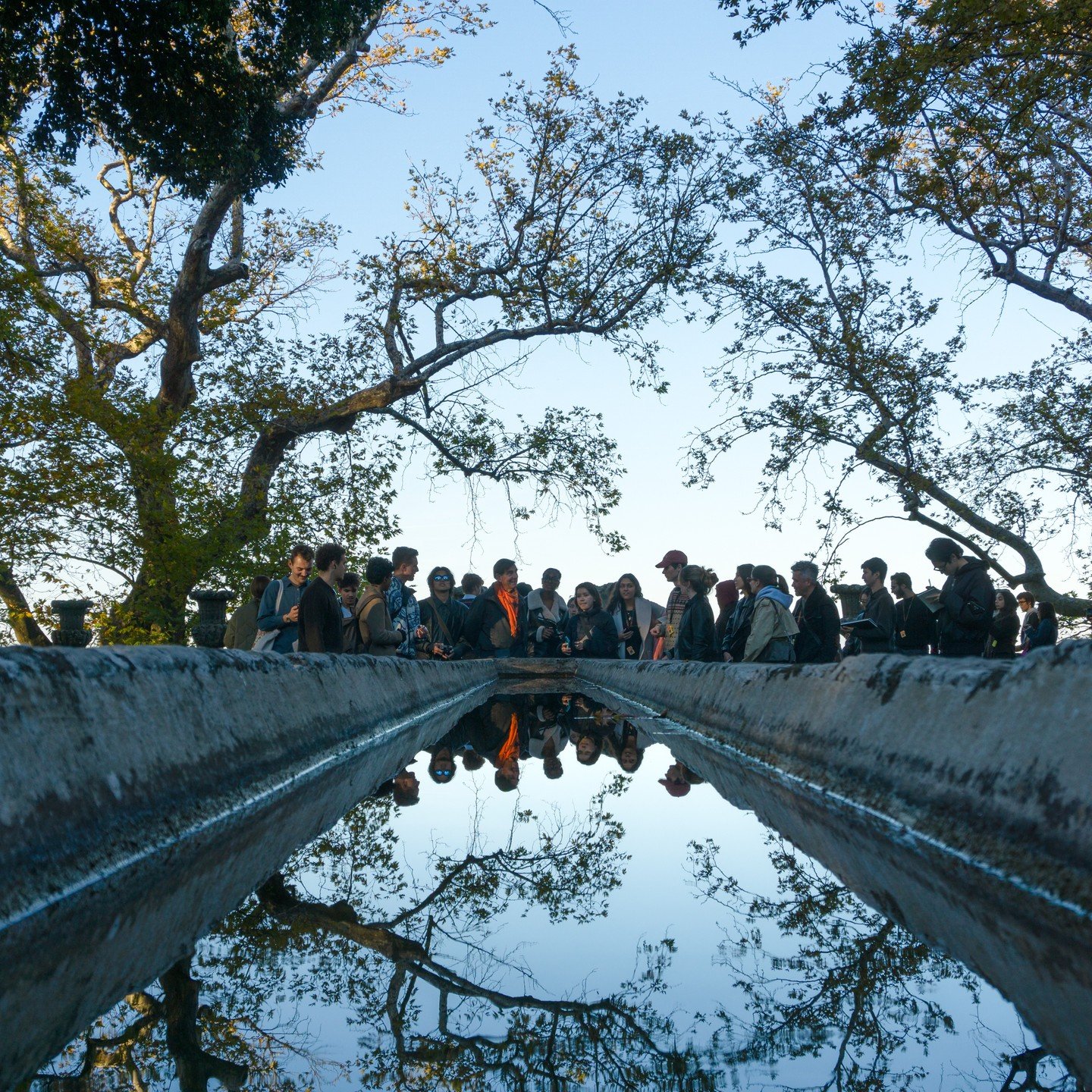 Cornell in Rome students wrapped up their final field trip with visits to three 16th-century sites in Northern Lazio: the grand Palazzo Farnese in Caprarola, the Villa Lante in Bagnaia, and Bomarzo's Monster Park.

Credit: Ryan Wang (B.Arch &lsquo;26