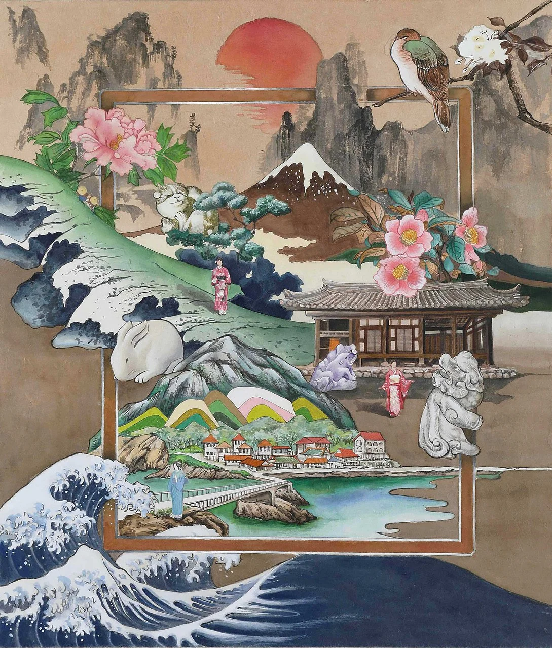 Walking Along Fuji Kawa