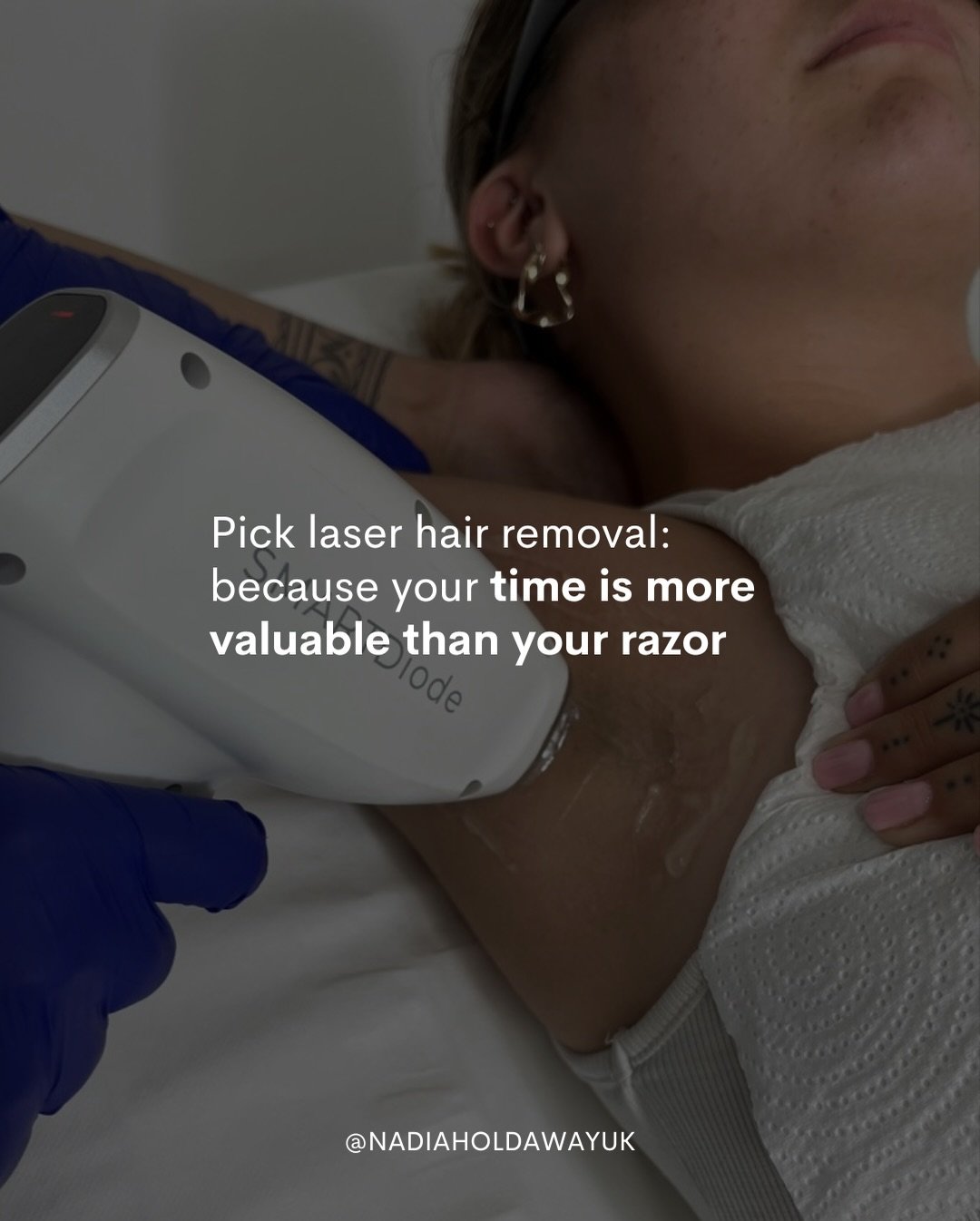 Shaving, waxing and dealing with ingrown hairs takes time, and a lot of patience. 

Laser hair removal reduces the need for constant maintenance by targeting the follicle directly, slowing regrowth and softening hair over time.

This isn&rsquo;t abou