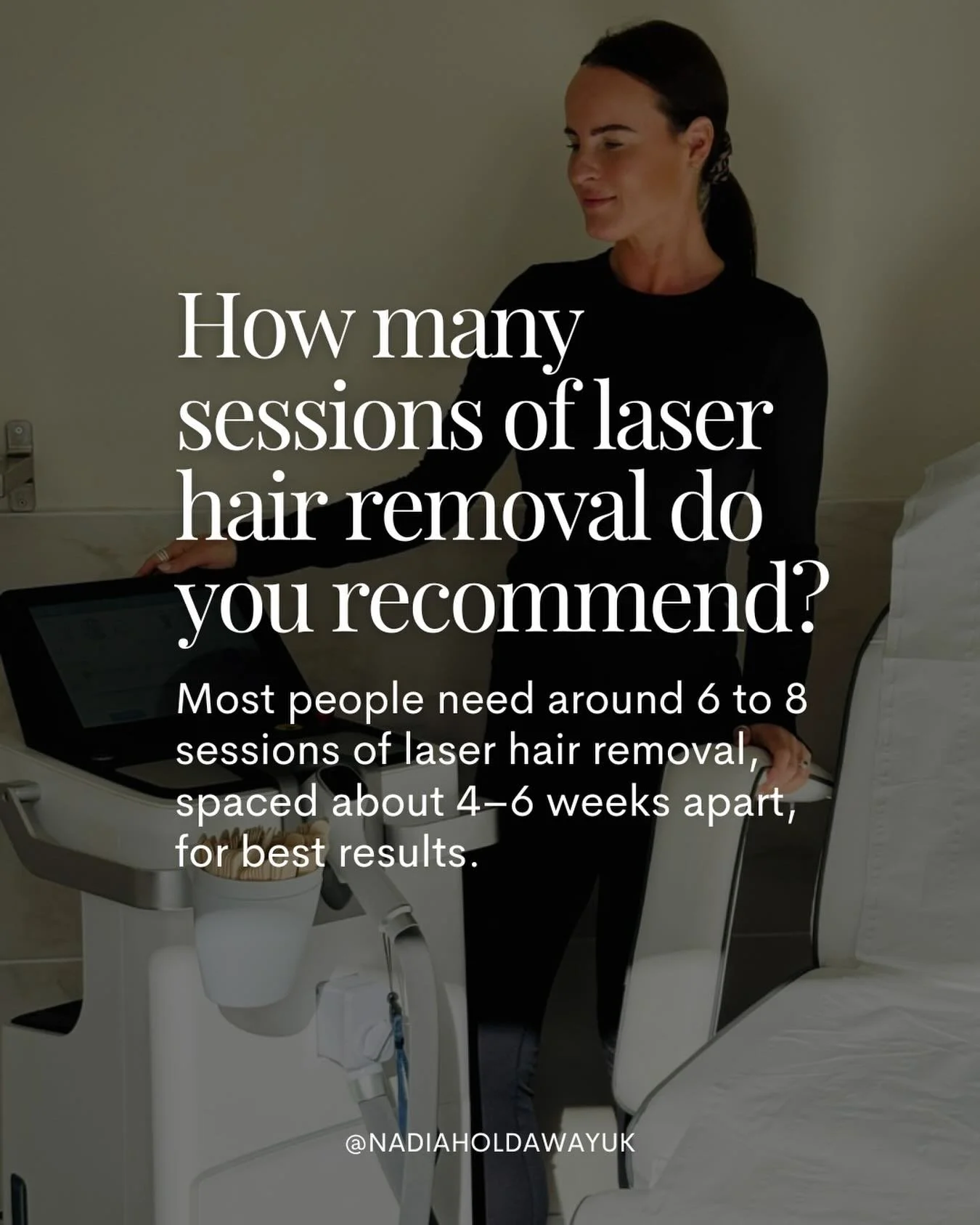 This is one of the most common questions, and I get why&hellip; everyone just wants to know how long it&rsquo;s going to take 👀

Most people need around 6 to 8 sessions, spaced every 4 to 6 weeks, but it&rsquo;s never one size fits all. Hair type, a