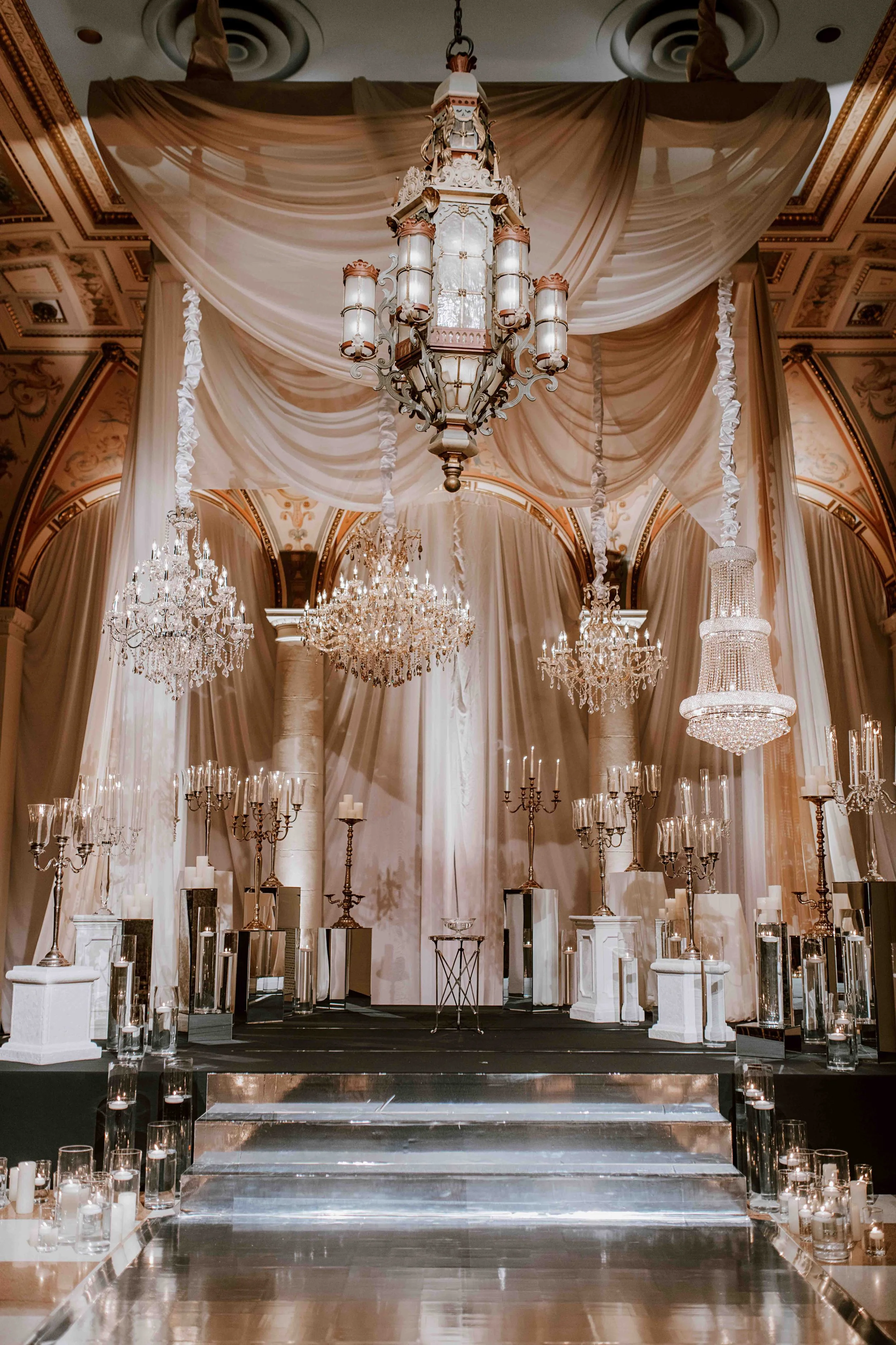 Ceremony at Luxury wedding at The Breakers Palm Beach