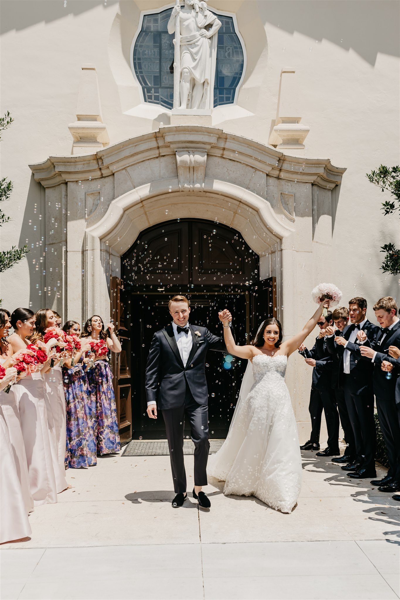 Couple at Ceremony in Palm Beach, Florida
