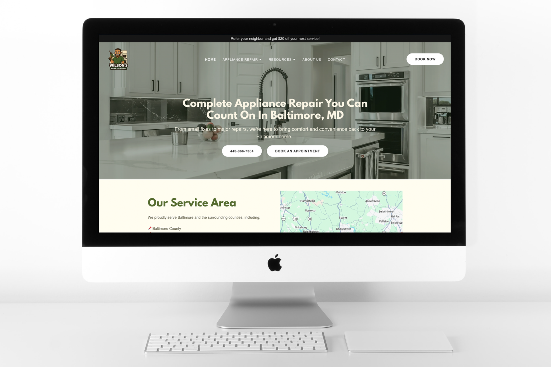 Wilson's Home Solutions Website Design