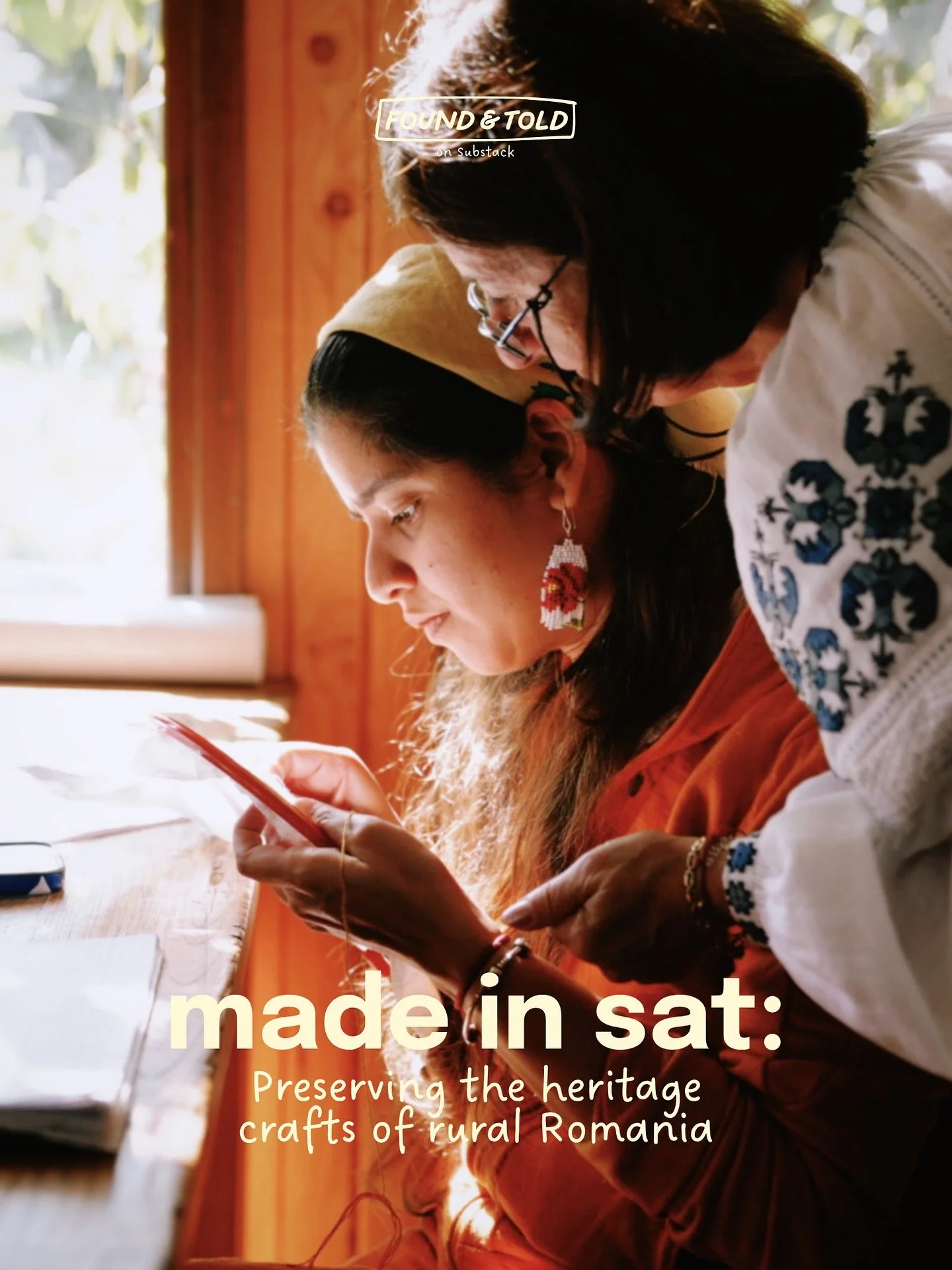 On my recent retreat in the Romanian village of Marin, I had the profound privilege of learning handcrafting from the locals. They thought me not just how to make things, but why we must. From hand-embroidery to pottery carving, these crafts are a pr